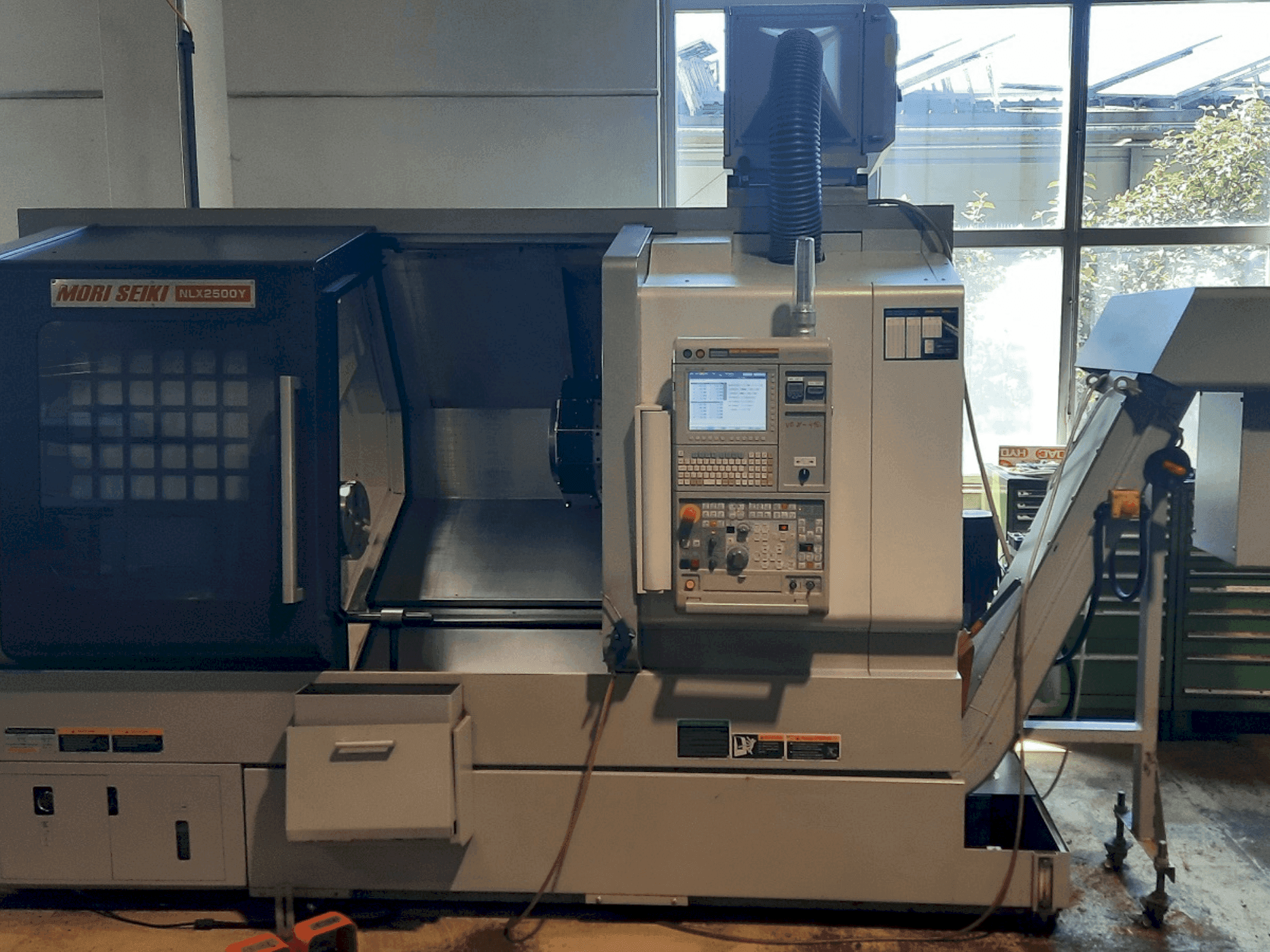 Front view of DMG Mori Seiki NLX2500Y 700 machine