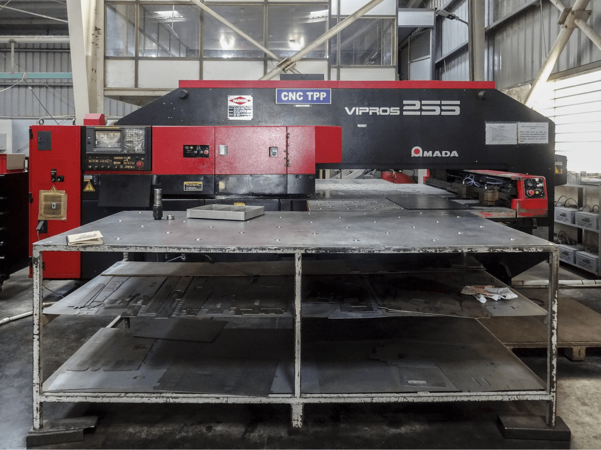 Front view of AMADA Vipros 255 Machine