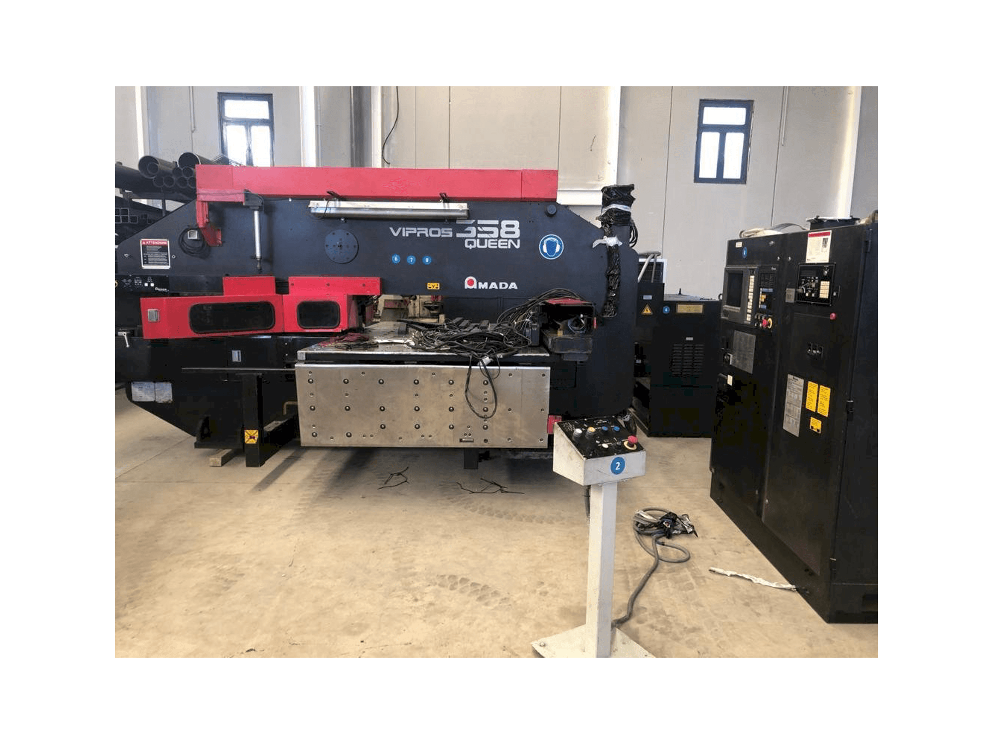 Front view of AMADA Vipros 358 Queen machine