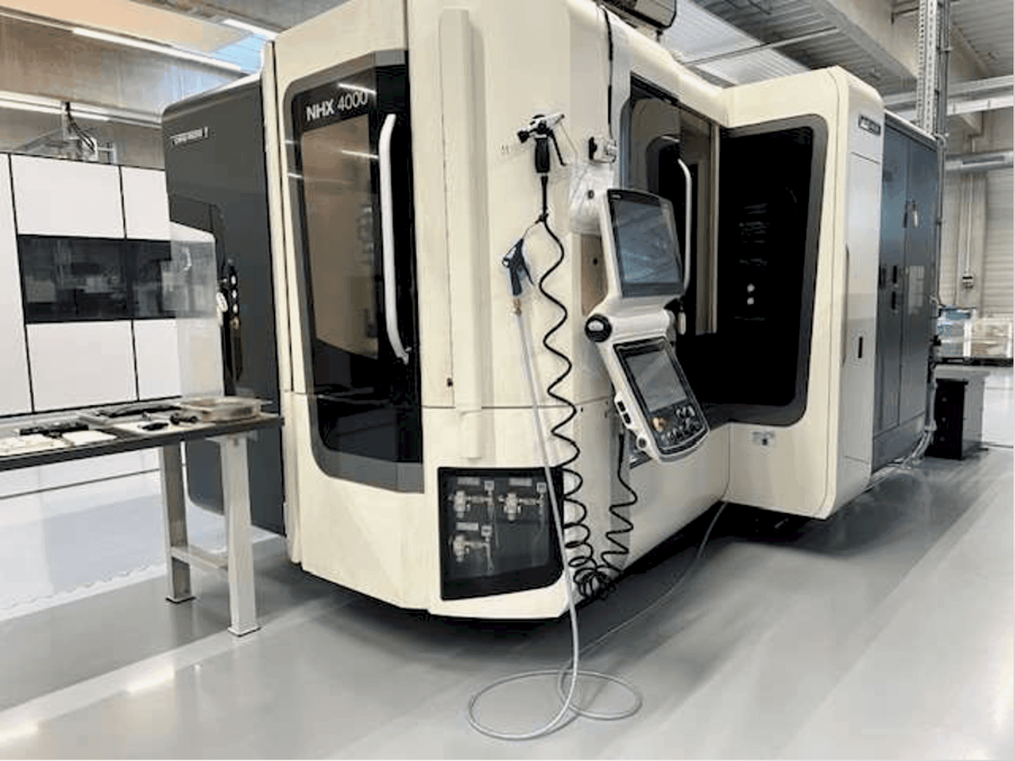 Front view of DMG MORI NHX 4000 machine