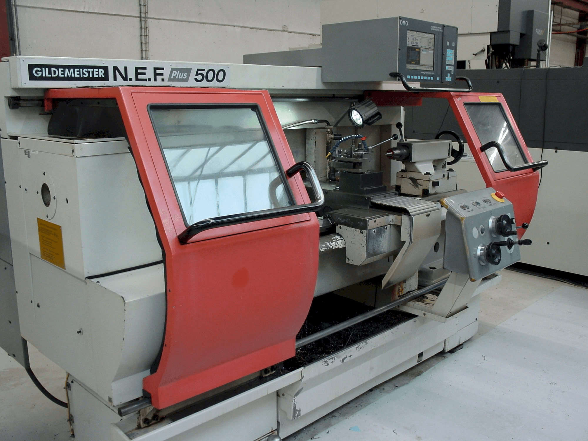 Front view of Gildemeister NEF Plus 500 machine