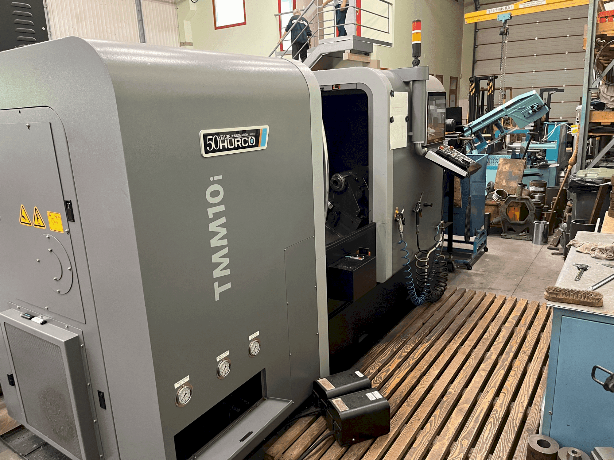 Front view of Hurco TMM10i machine