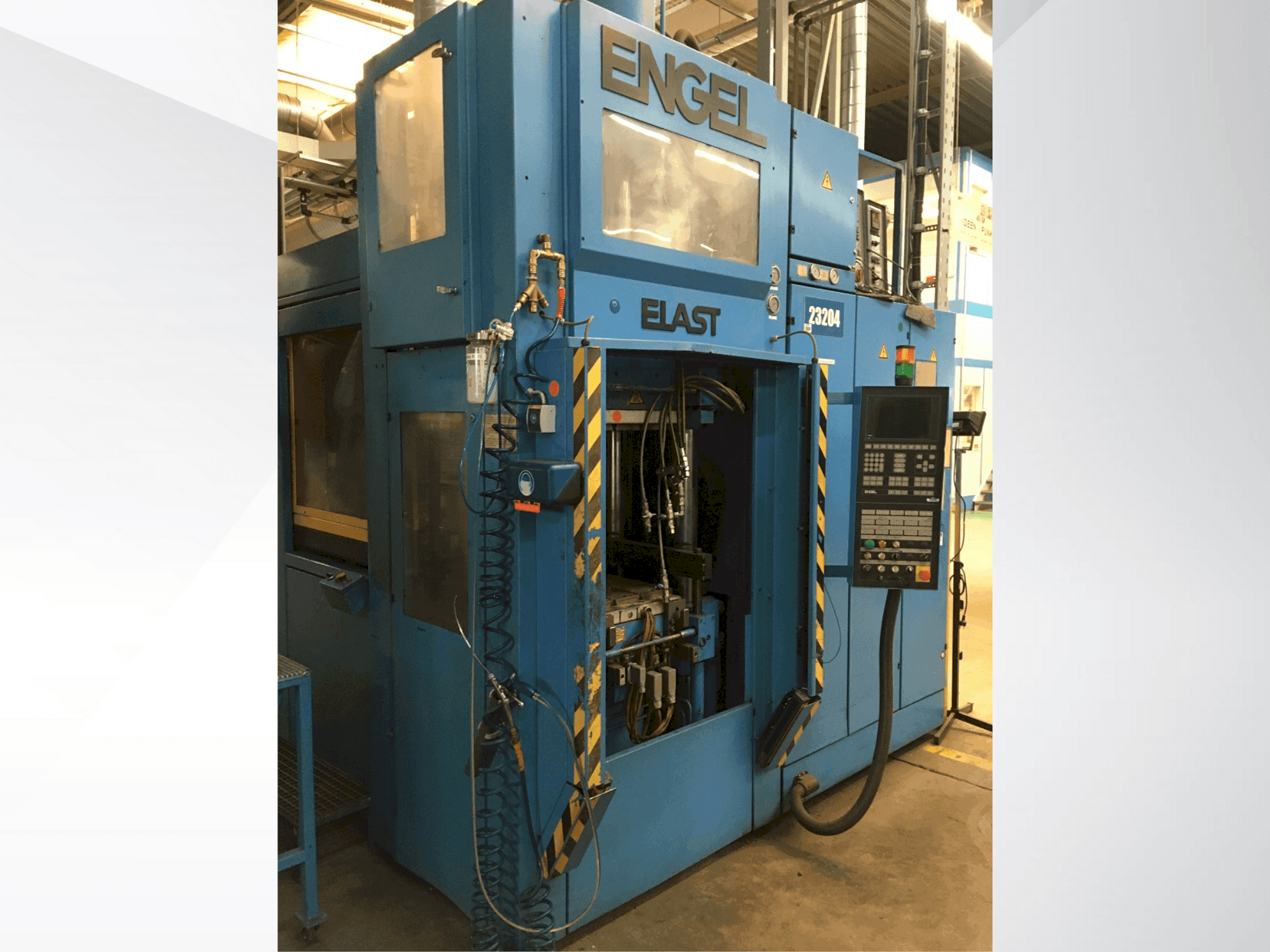 Front view of Engel Elast 1500/250V machine