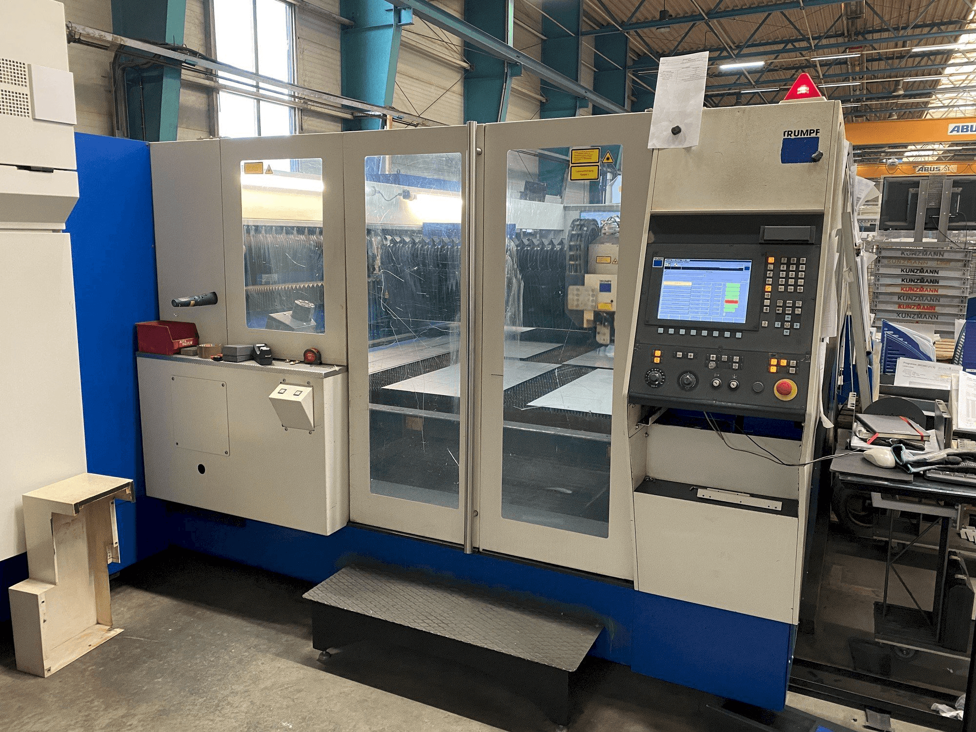 Front view of Trumpf laser 5040 machine