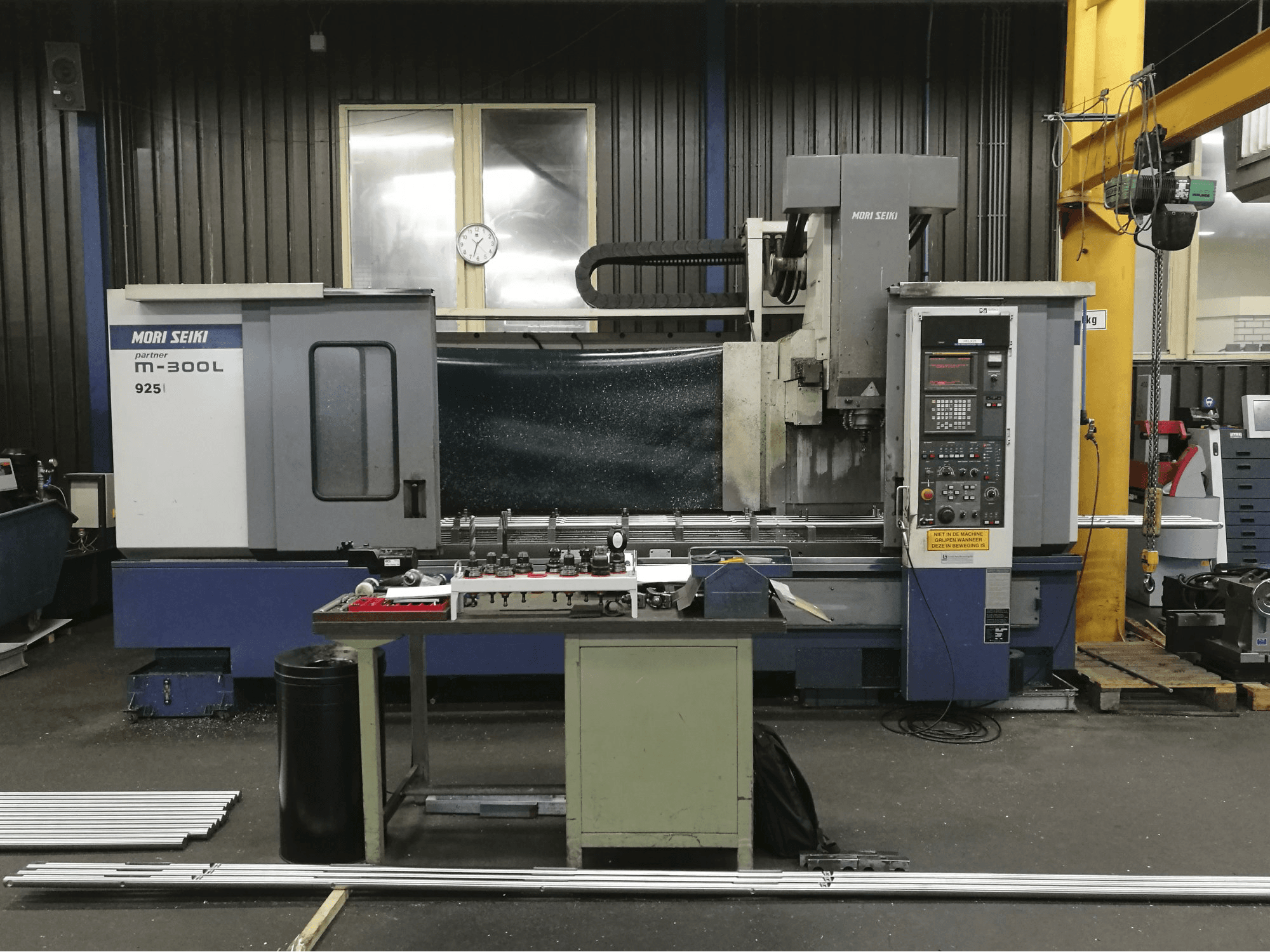Front view of MORI SEIKI M-300L2 machine
