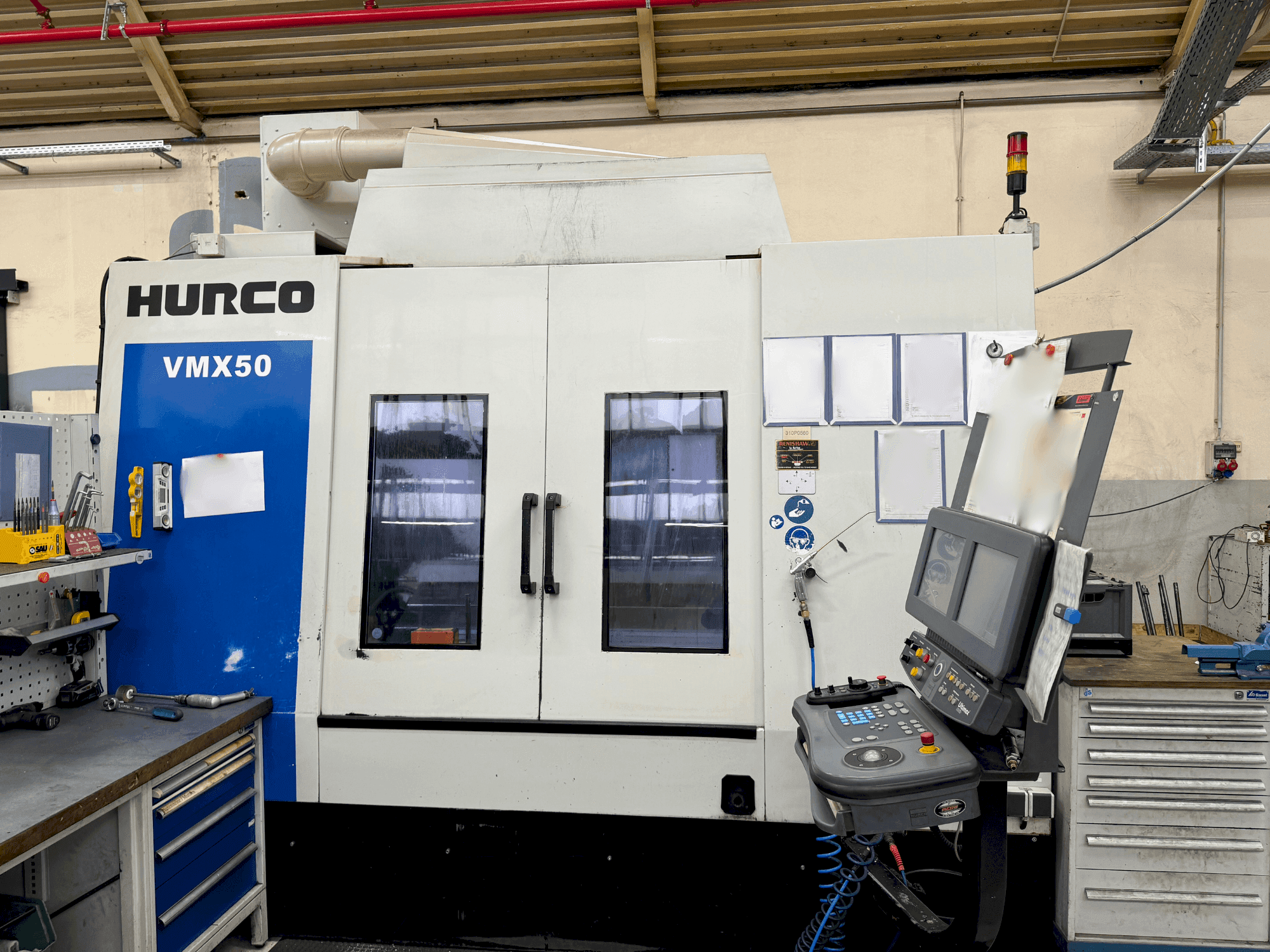 Front view of Hurco VMX 50/40T machine