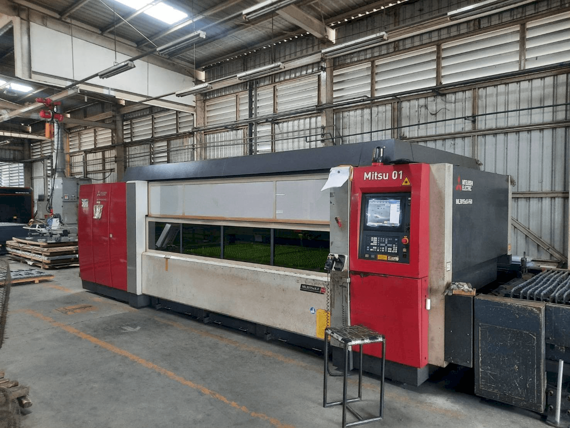 Front view of Mitsubishi ML3015eX F60 machine