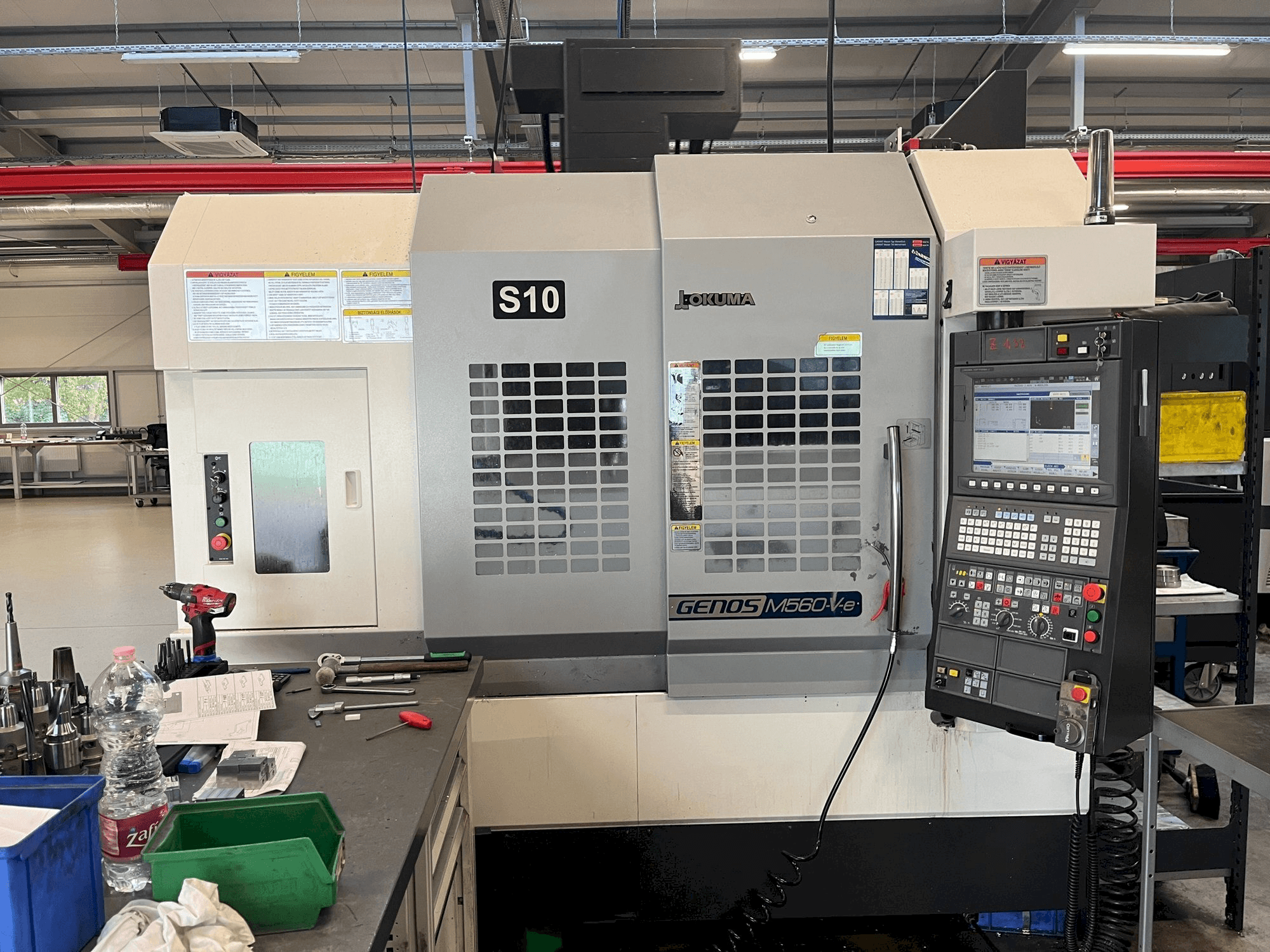 Front view of Okuma GENOS M560R machine