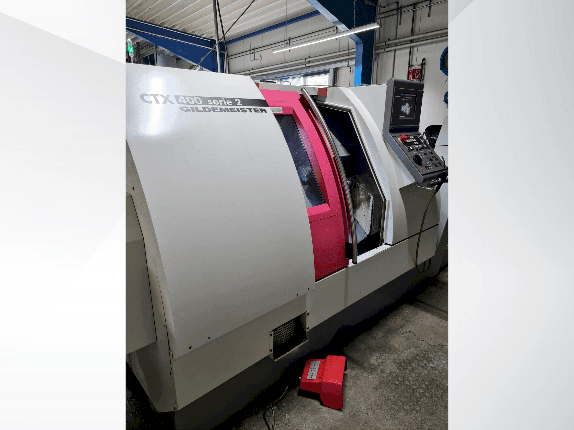 Front view of Gildemeister CTX 400 S2 machine