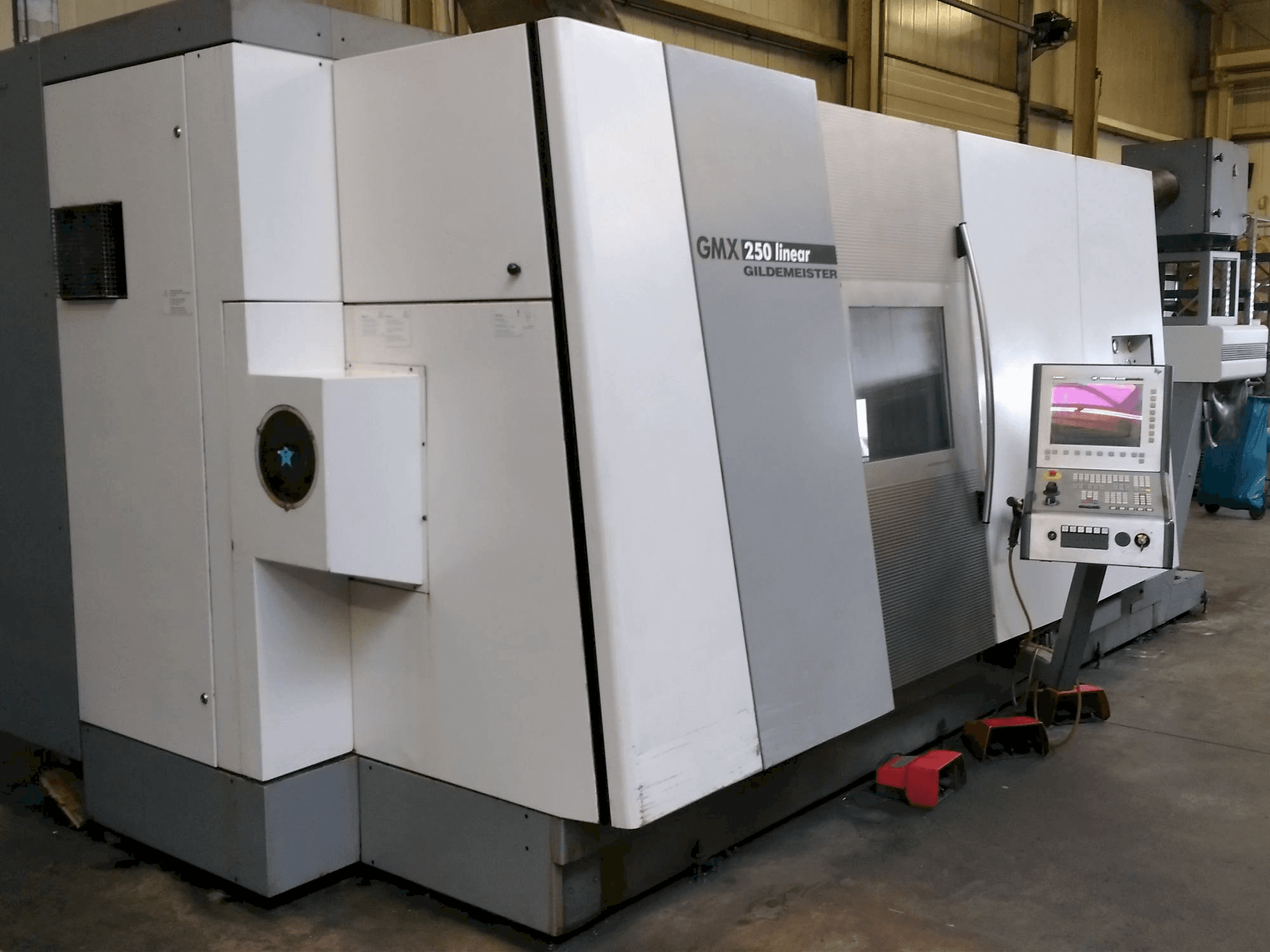 Front view of Gildemeister GMX 250 linear machine