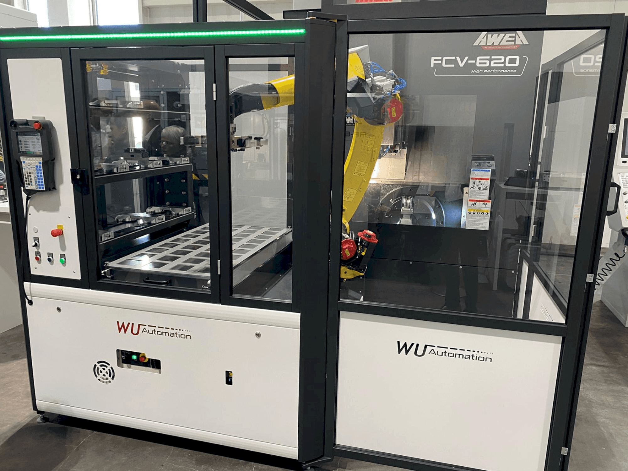Front view of WU Automation RZ-3/35 machine
