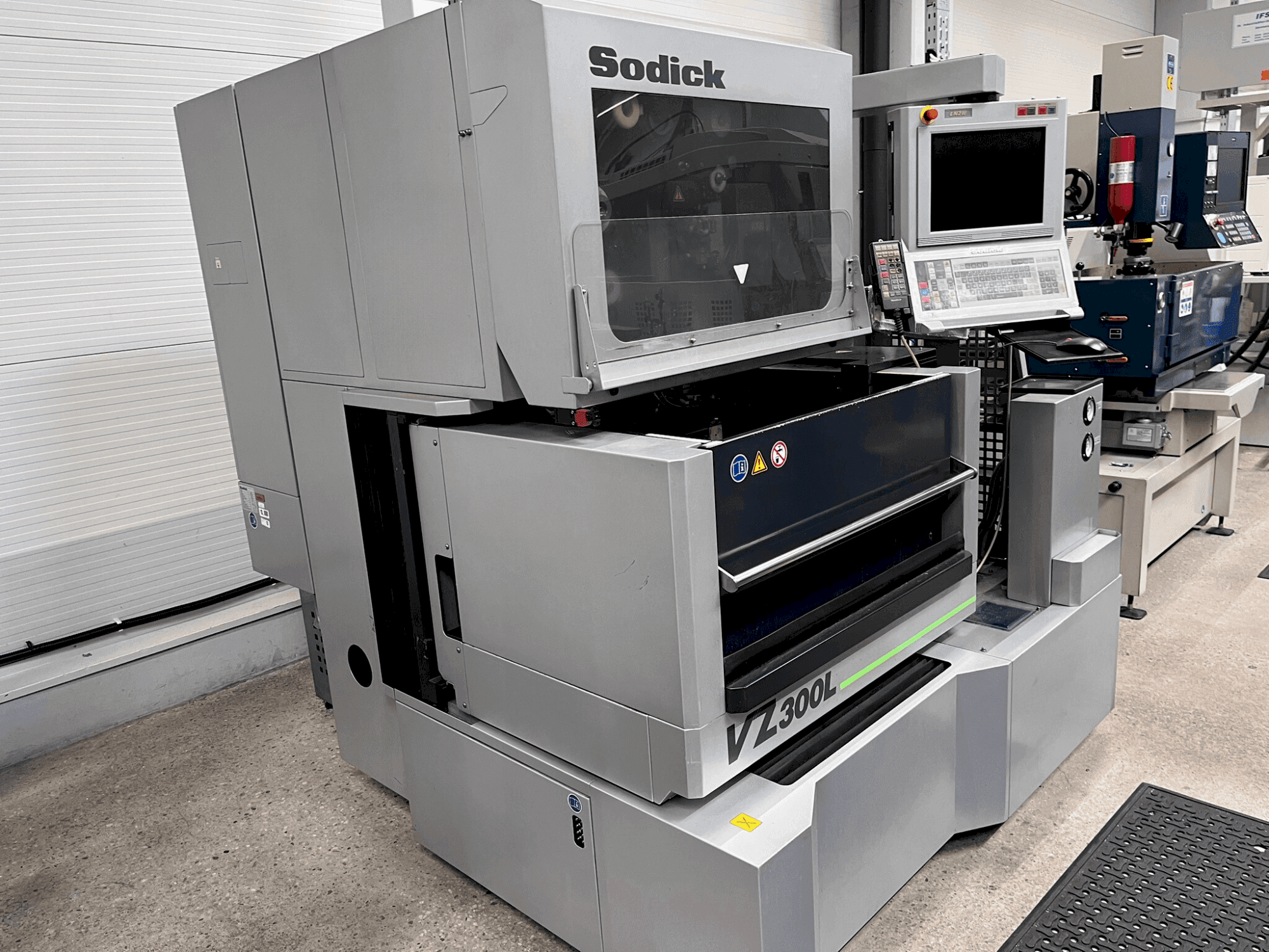 Left side view of Sodick VZ 300L machine