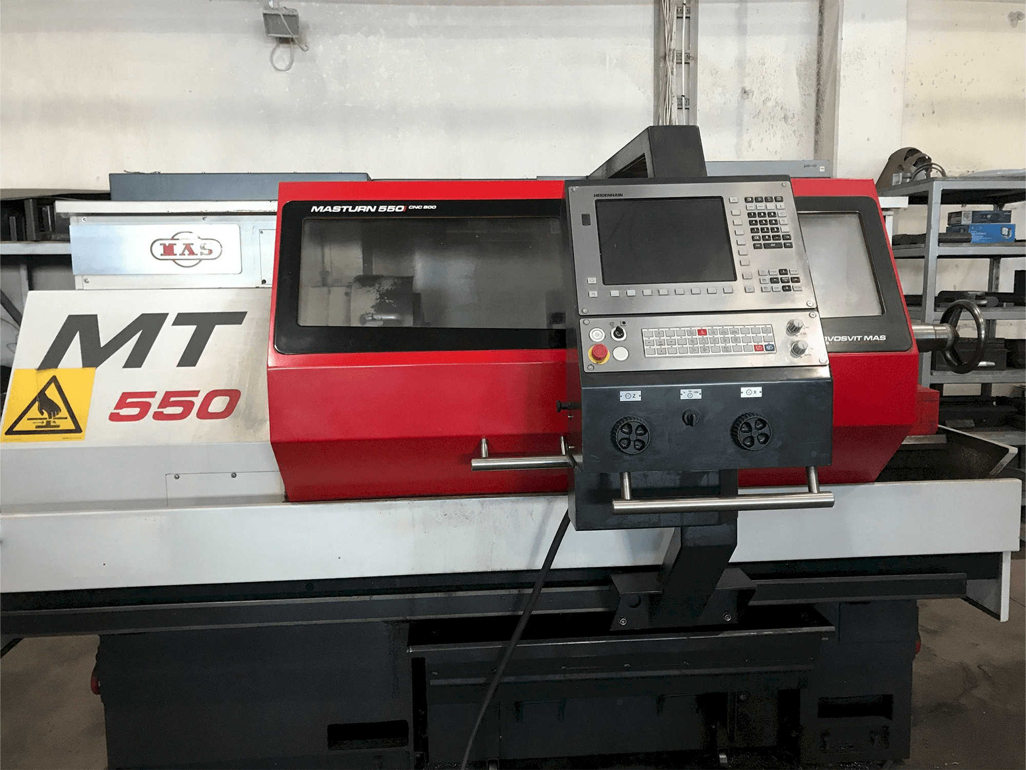 Front view of MAS MASTURN MT 550 machine