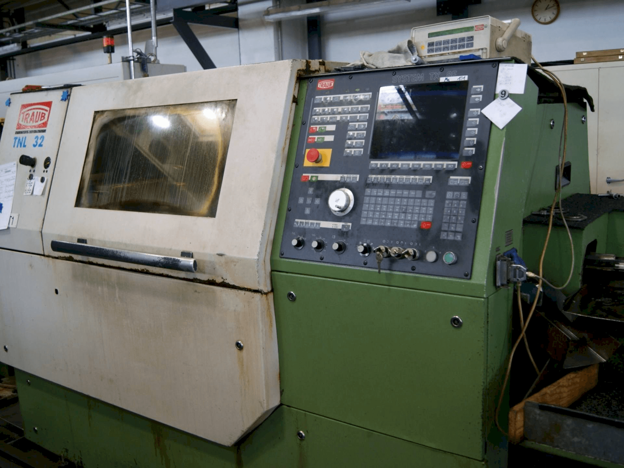 Front view of TRAUB TNL 32G machine