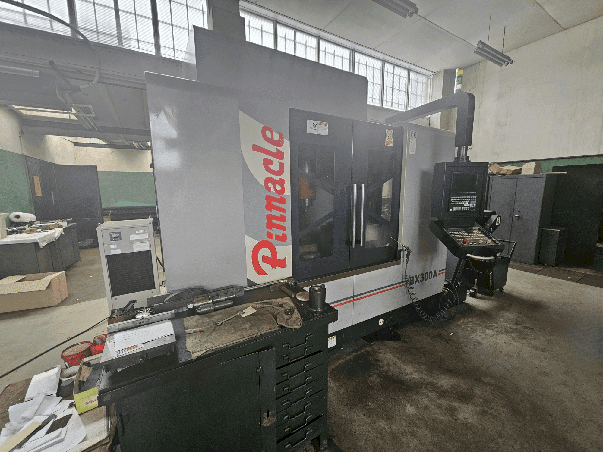 Front view of Pinnacle BX300A machine