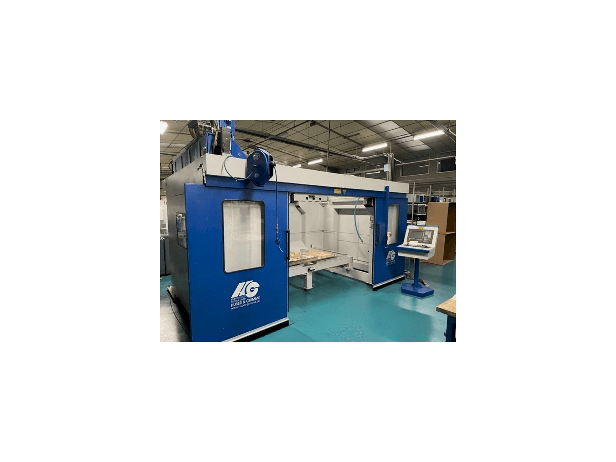 Front view of HG GRIMME GSF 20/10 machine