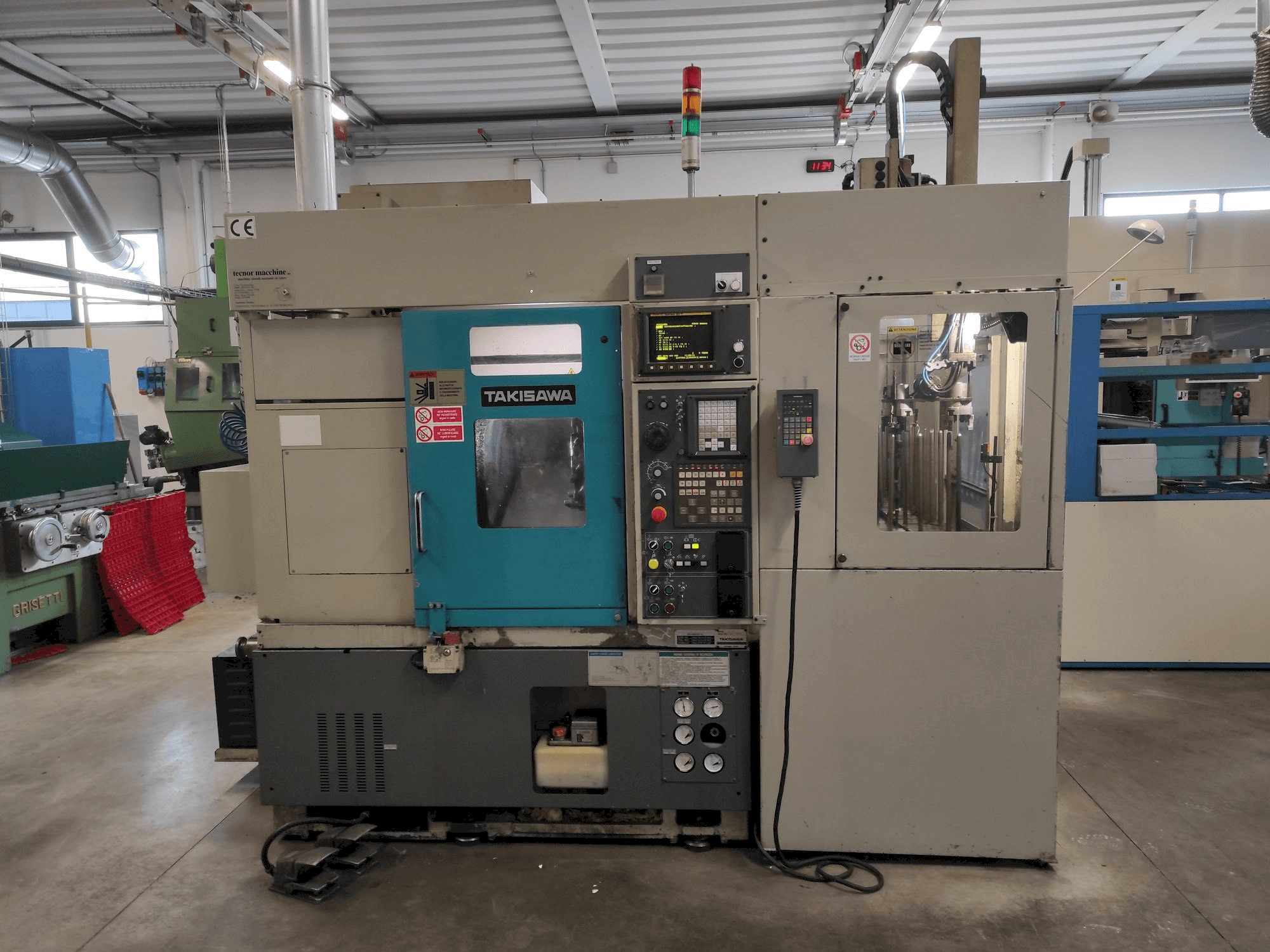 Front view of Takisawa TX20 machine