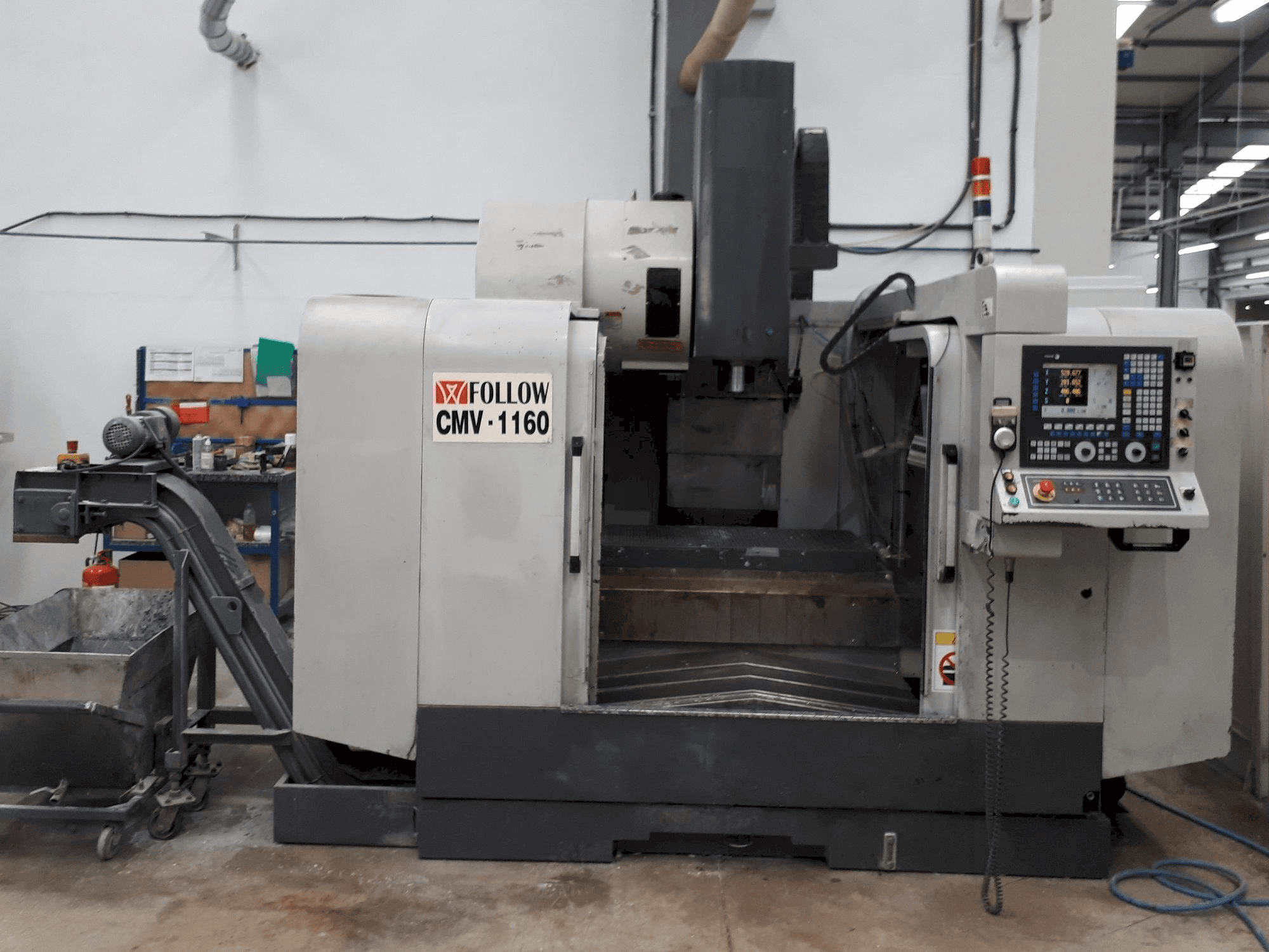 Front view of Follow CMV 1160 machine