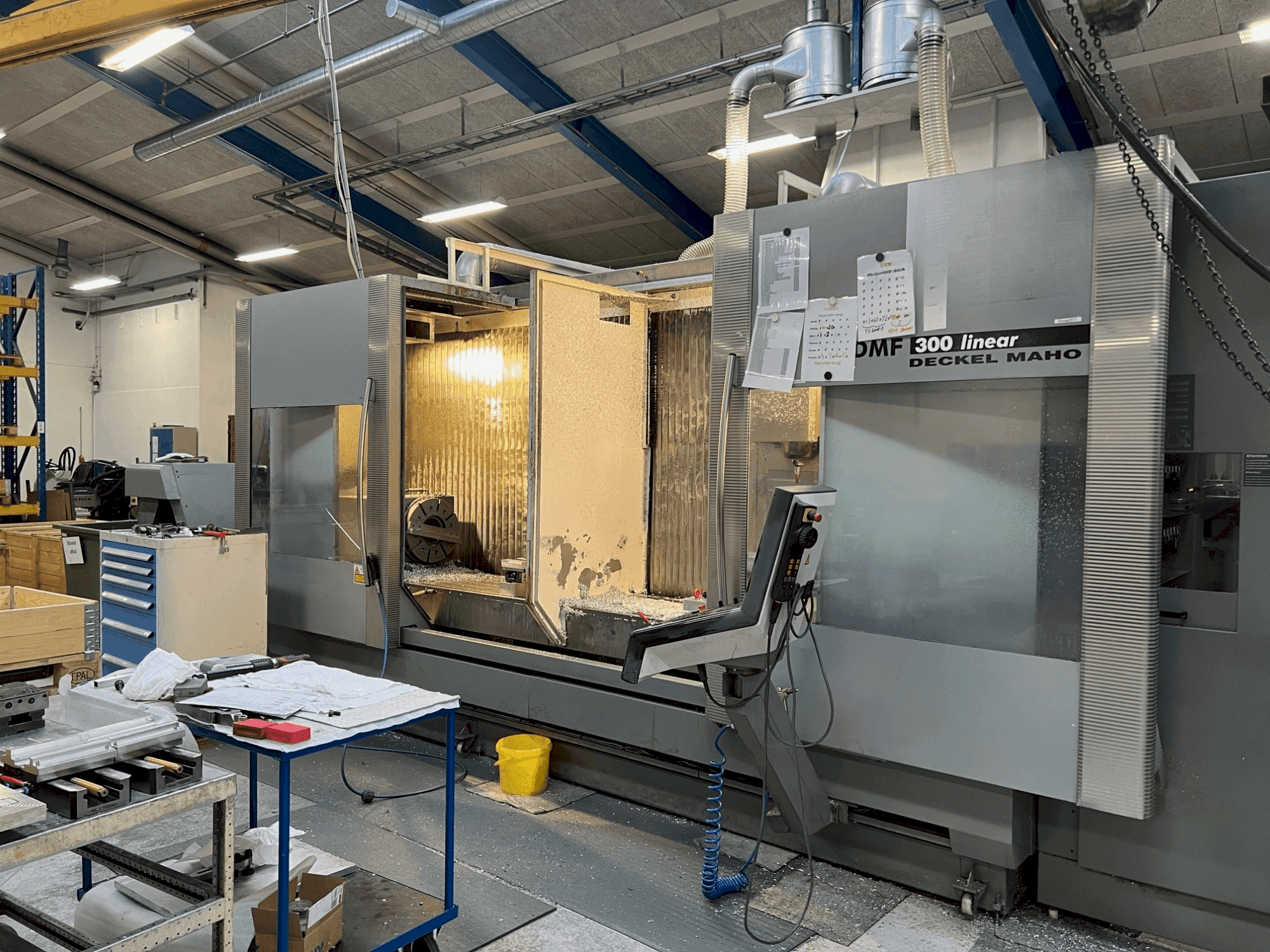 Front view of DMG DECKEL MAHO DMF 300 machine
