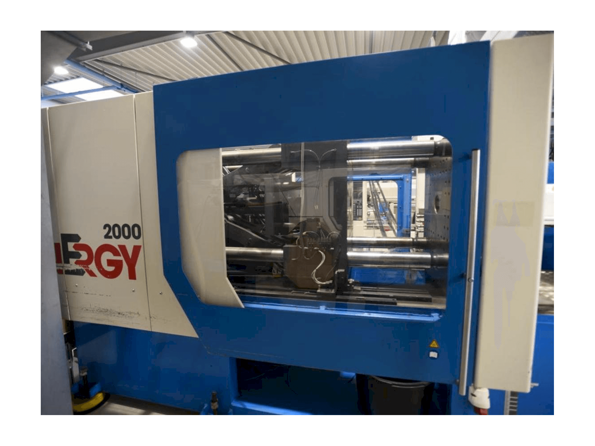Front view of Netstal SynErgy 2000-460 machine