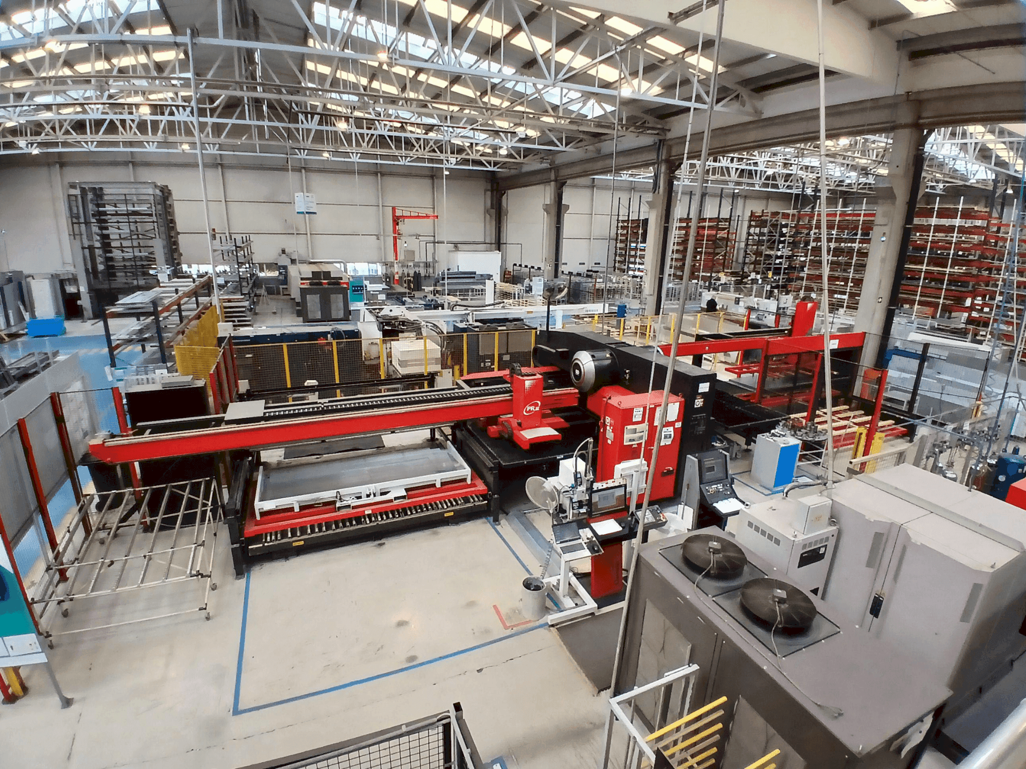 Front view of AMADA EMZ 3612 M2 machine