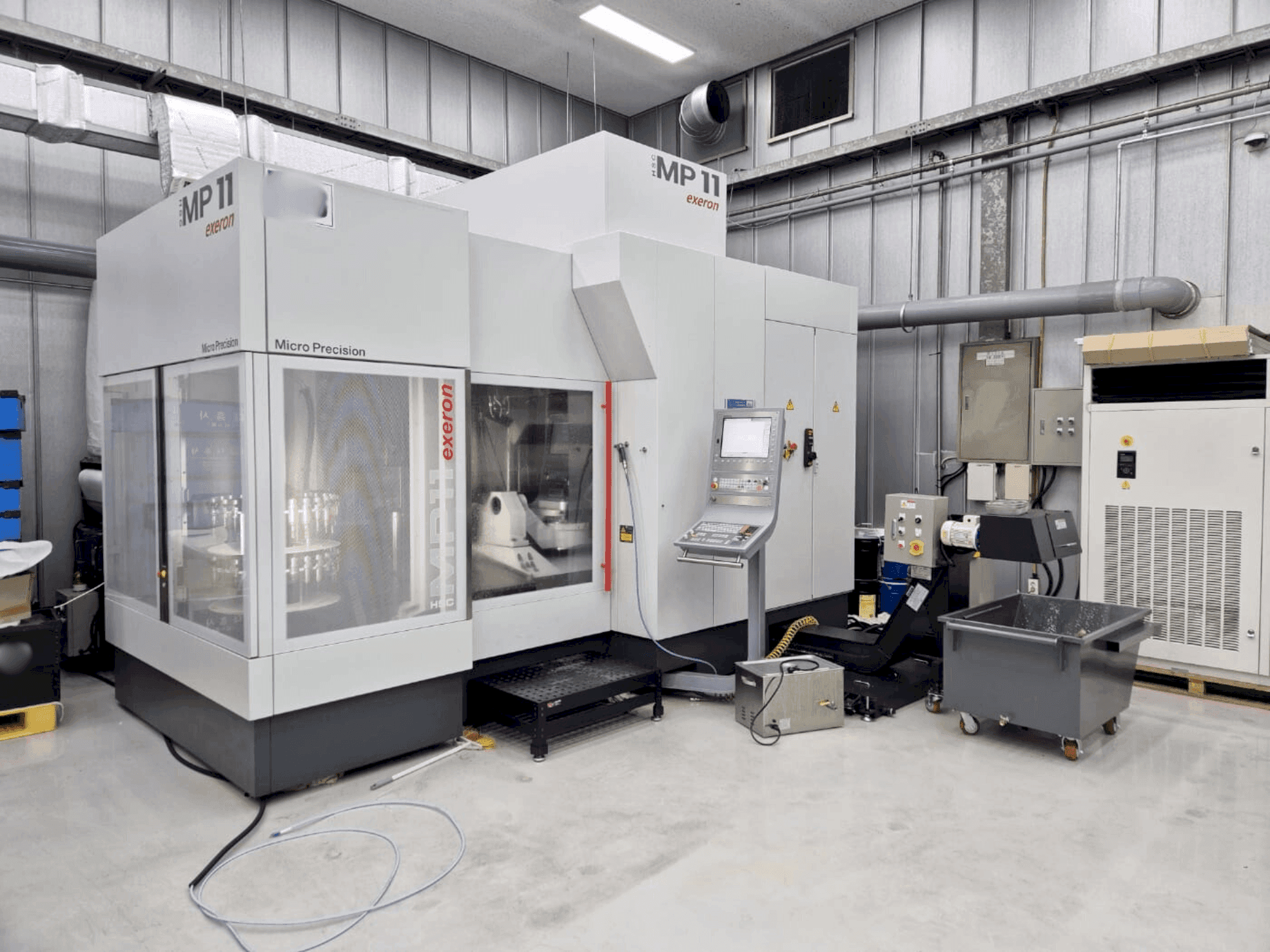 Front view of Exeron HSC MP 11/5 machine