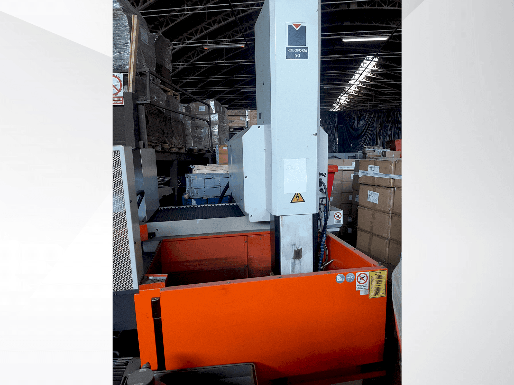 Front view of CHARMILLES ROBOFORM 50 machine