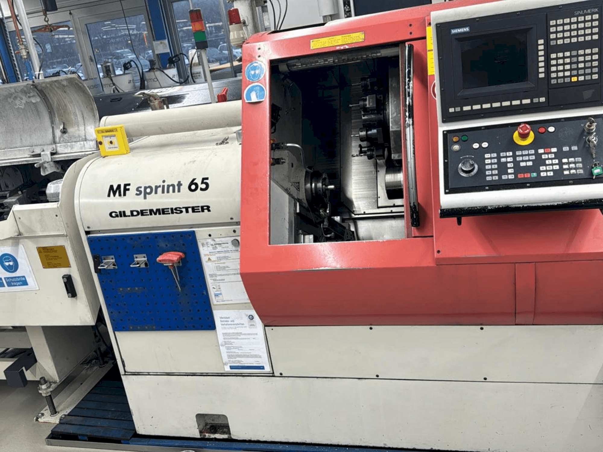 Front view of Gildemeister MF SPRINT 65 machine