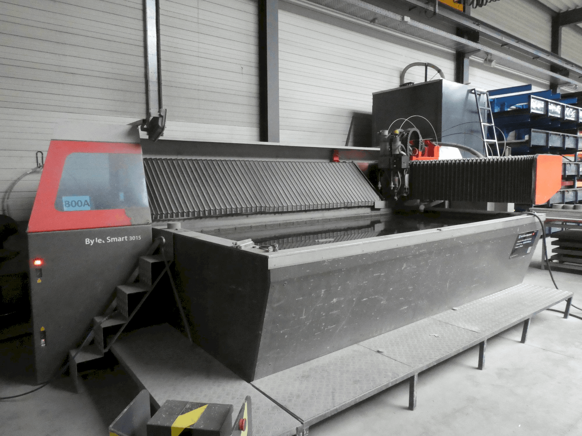 Front view of Bystronic ByJet Smart 3015 machine