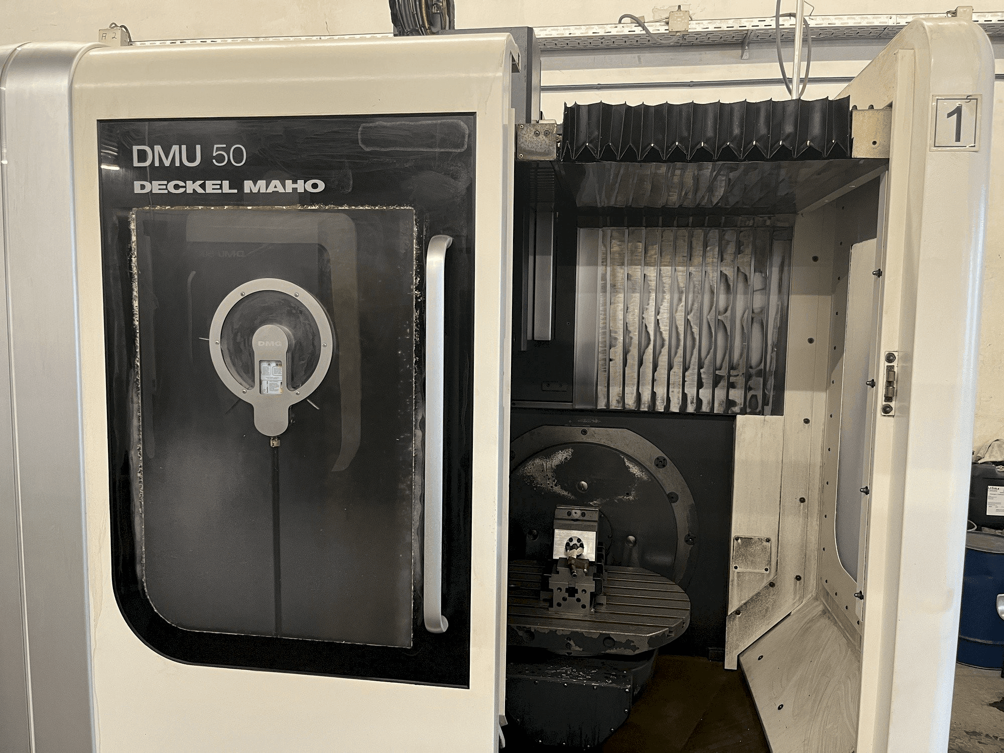 Front view of DECKEL MAHO DMU 50 machine