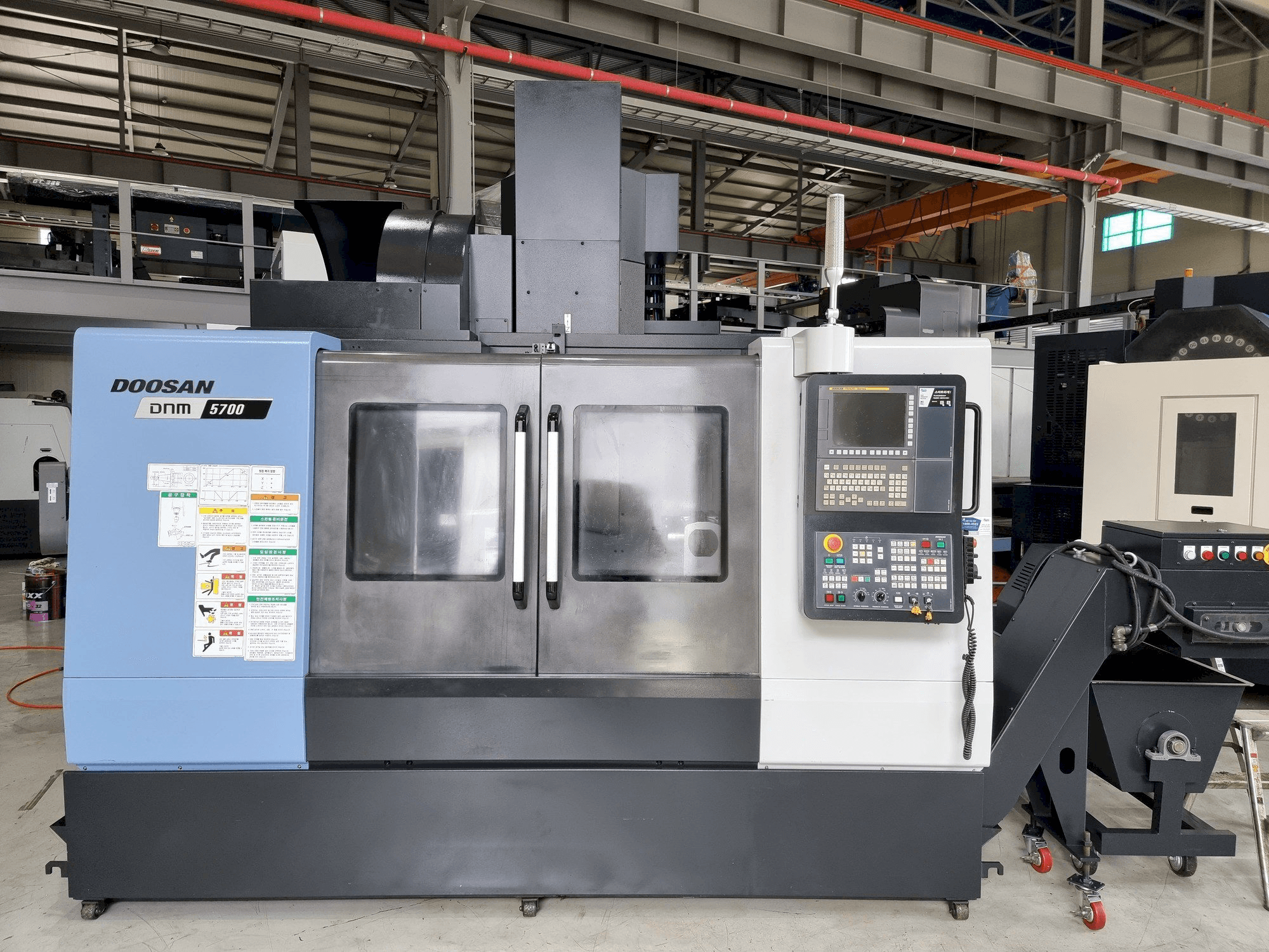 Front view of Doosan DNM 5700 machine