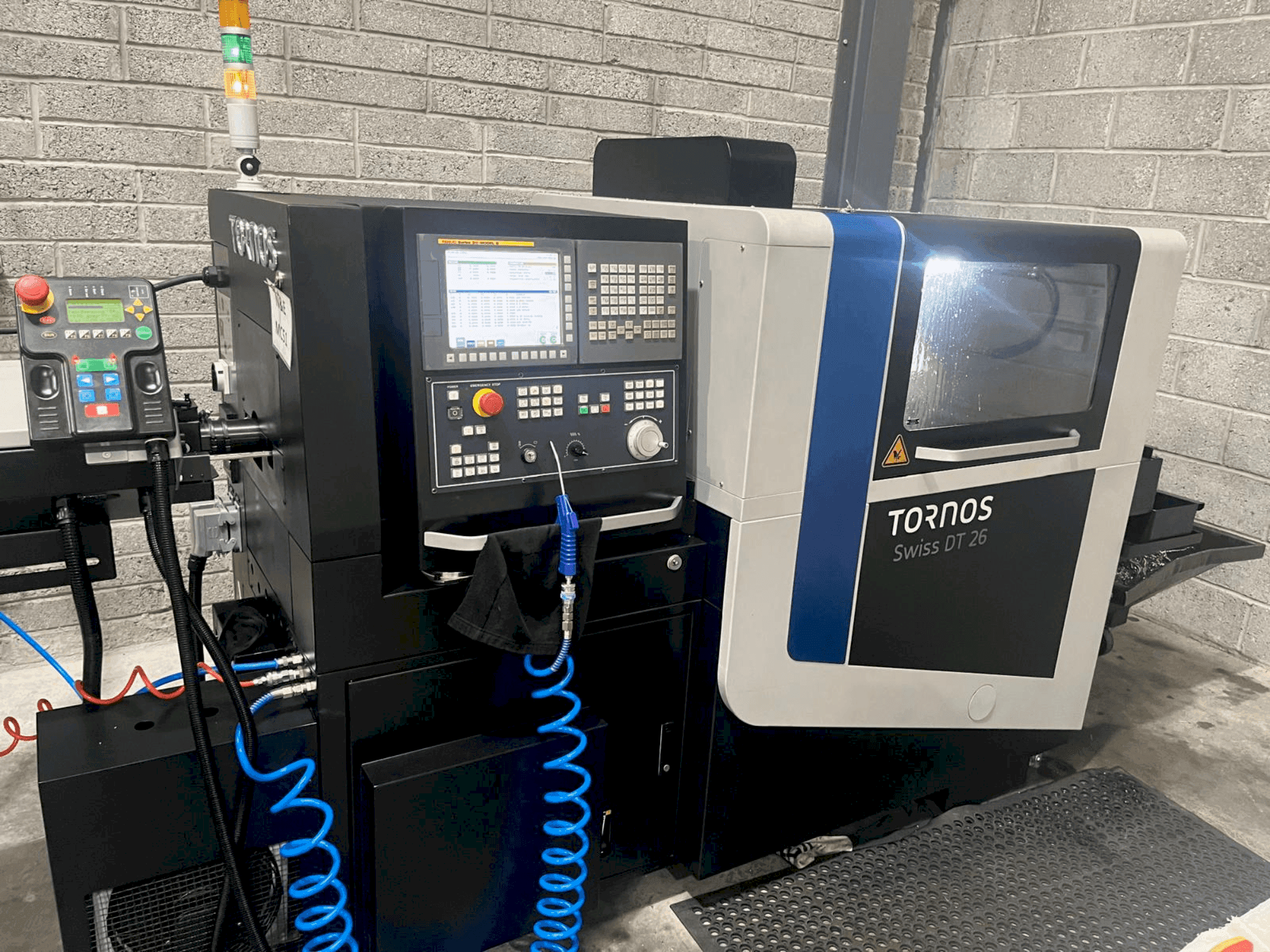 Front view of TORNOS Swiss DT26 (2019) machine
