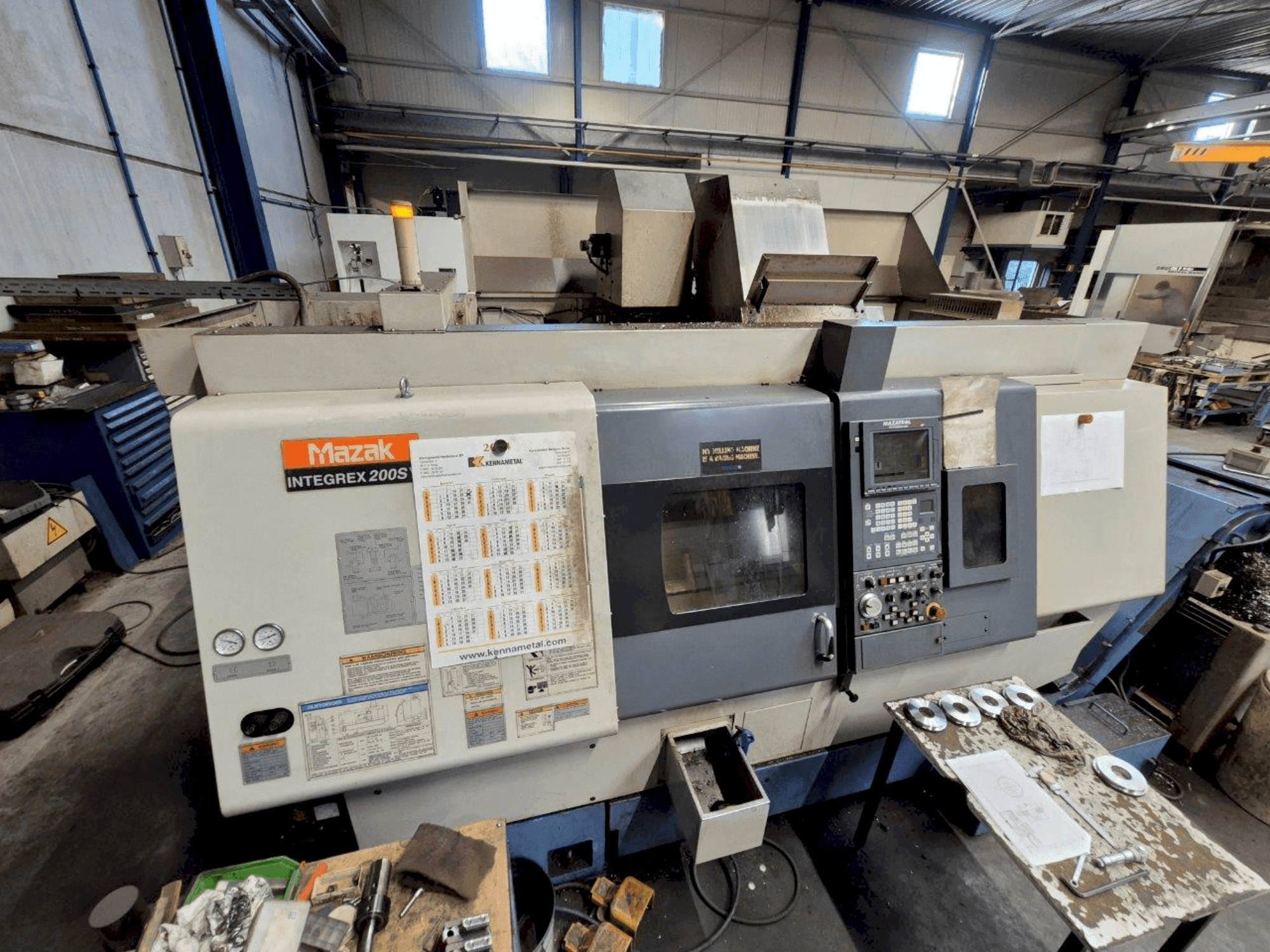 Front view of Mazak Integrex 200SY machine