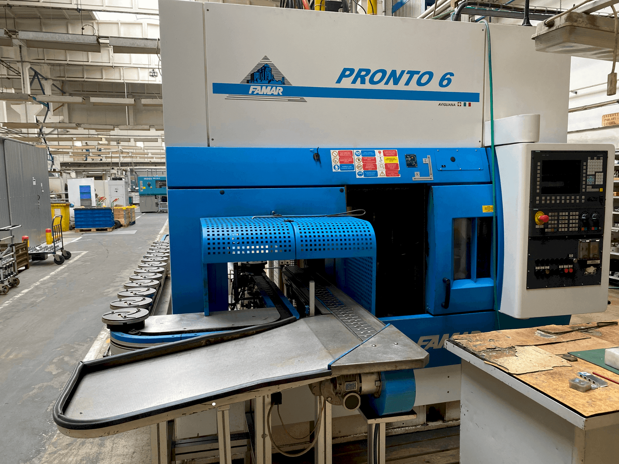 Front view of Famar Pronto 6 (2011) machine