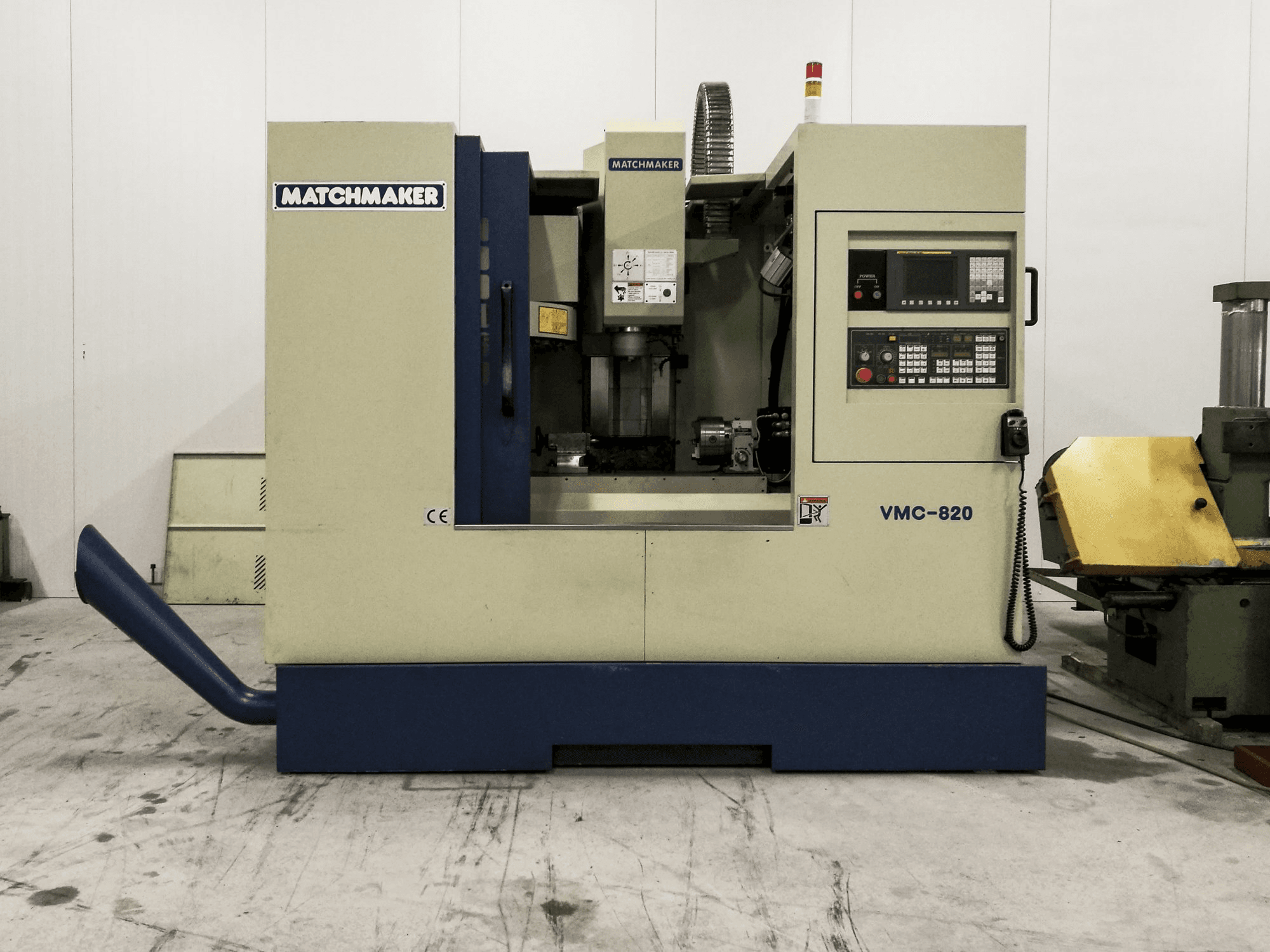 Front view of Matchmaker VMC-820 Machine