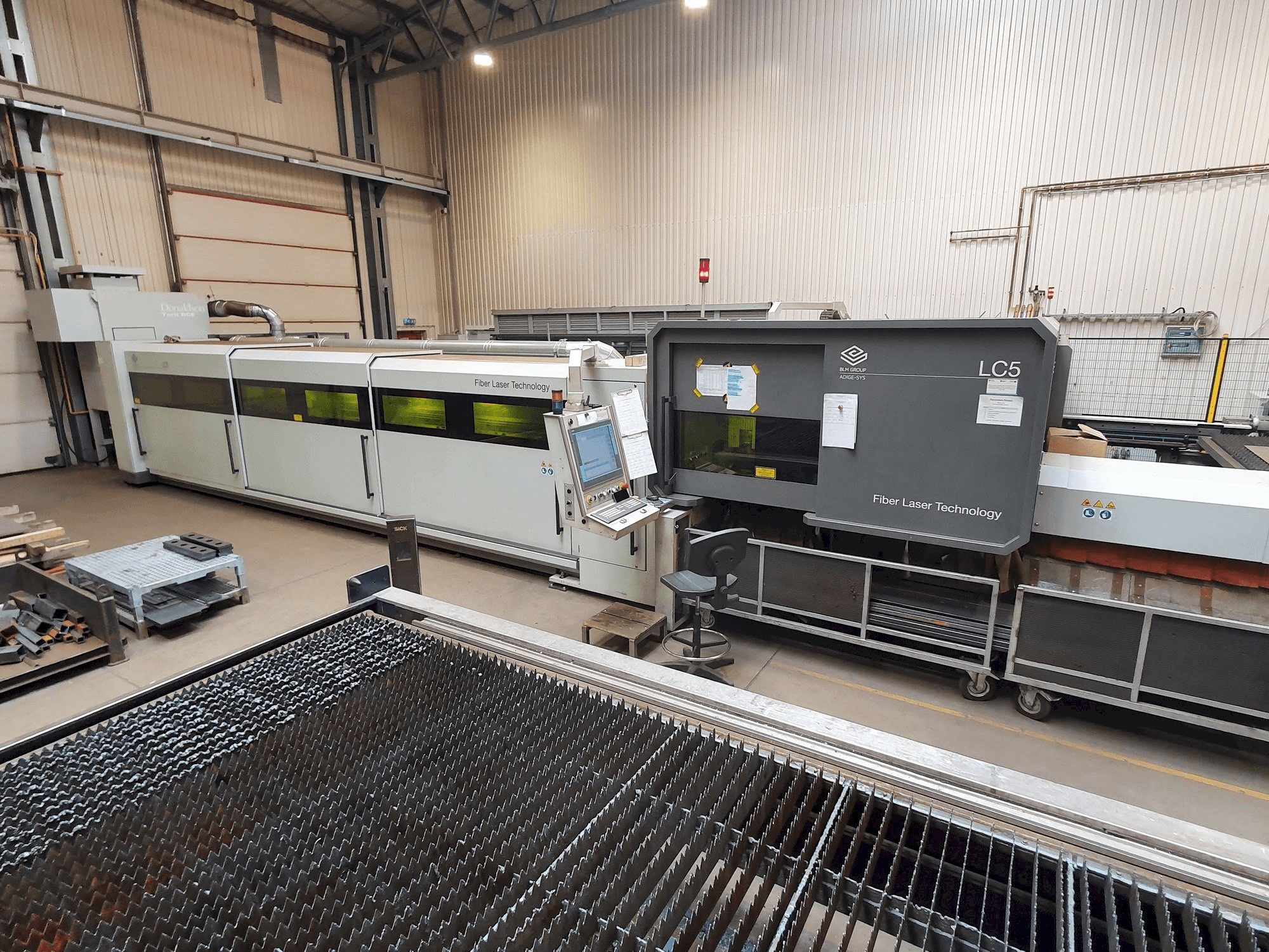 Front view of BLM ADIGE LC5 machine