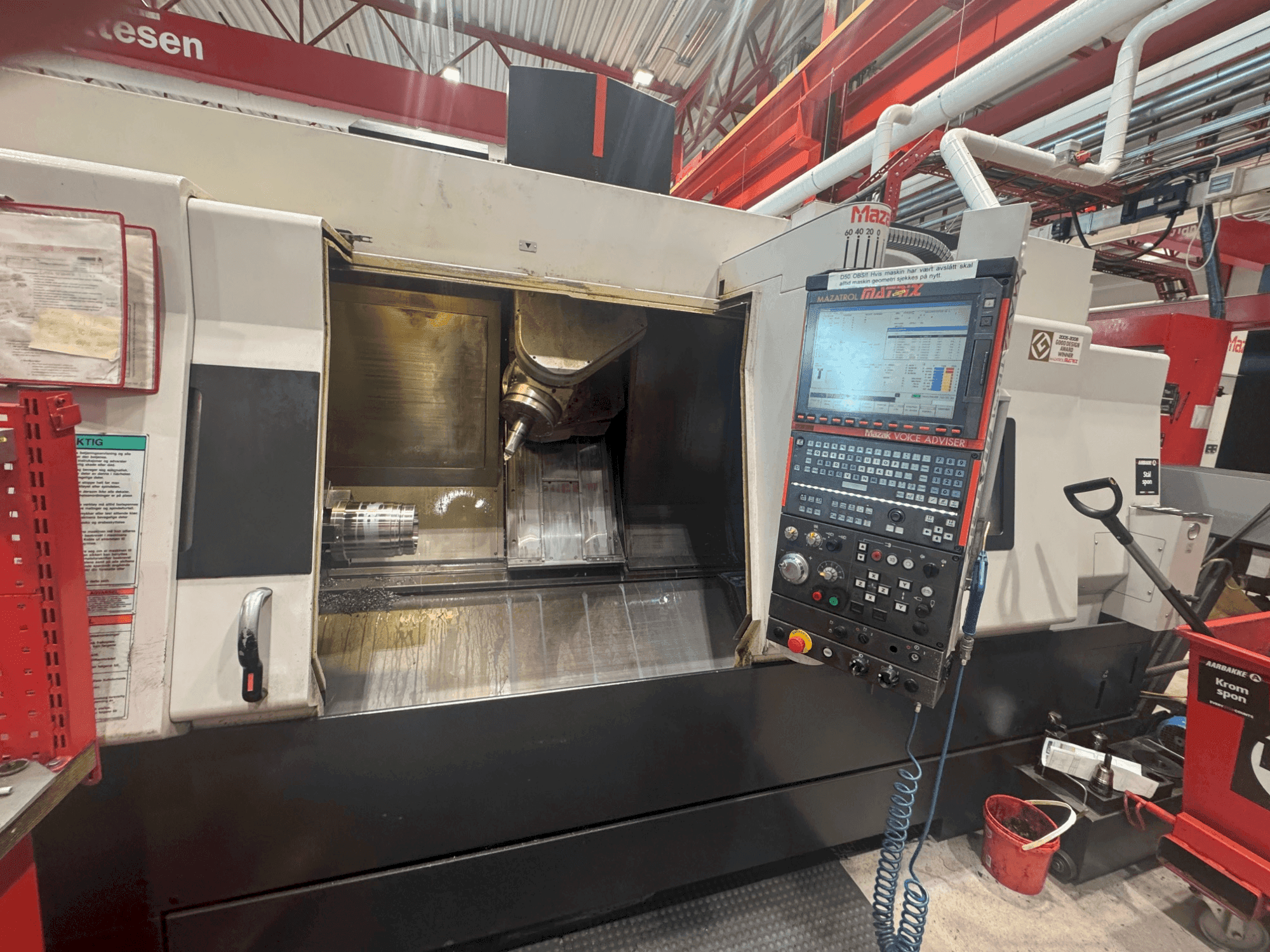 Front view of Mazak Integrex 400 IV machine