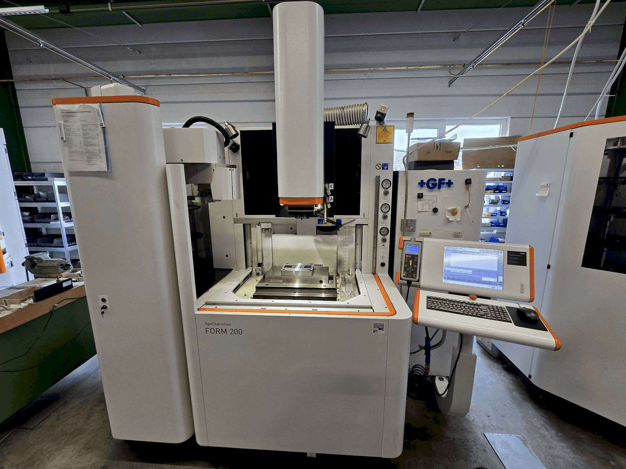 Front view of AgieCharmilles FORM 200 machine