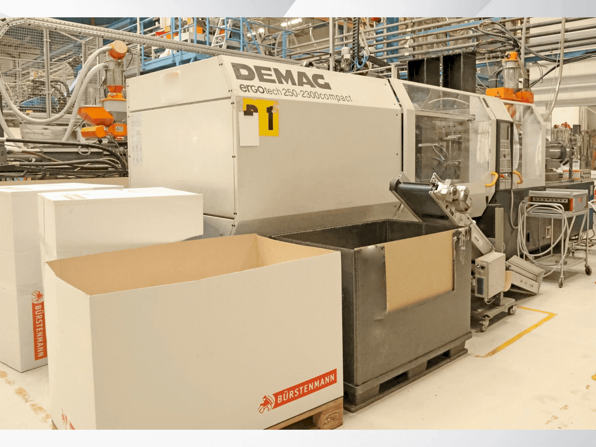 Front view of DEMAG Ergotech ET 250-2300 NC 4 compact machine