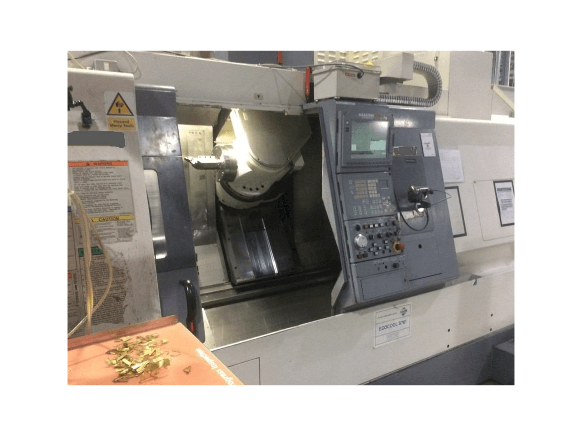 Front view of Mazak Integrex 200-3 machine
