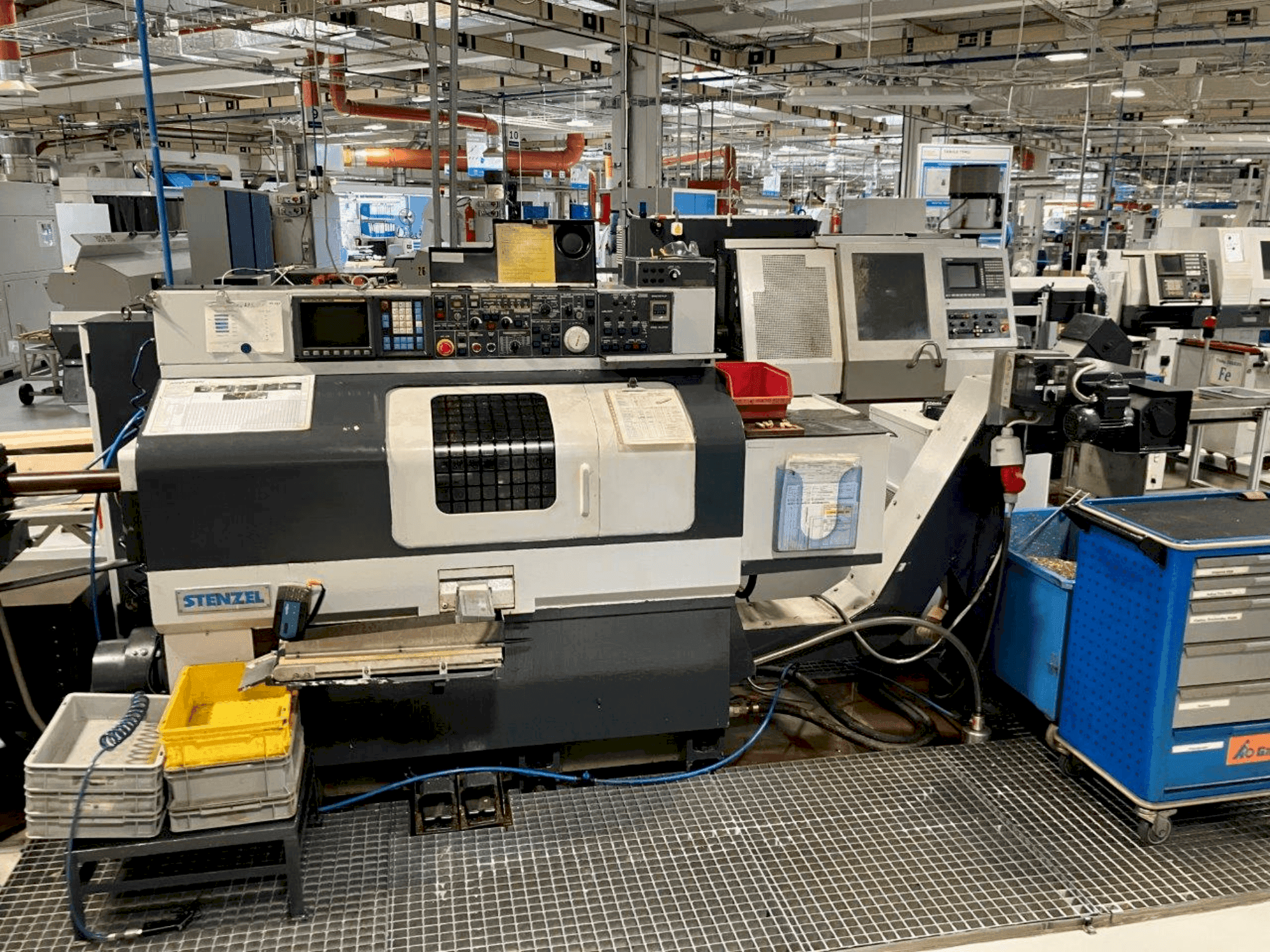 Front view of NAKAMURA TMC 15 machine