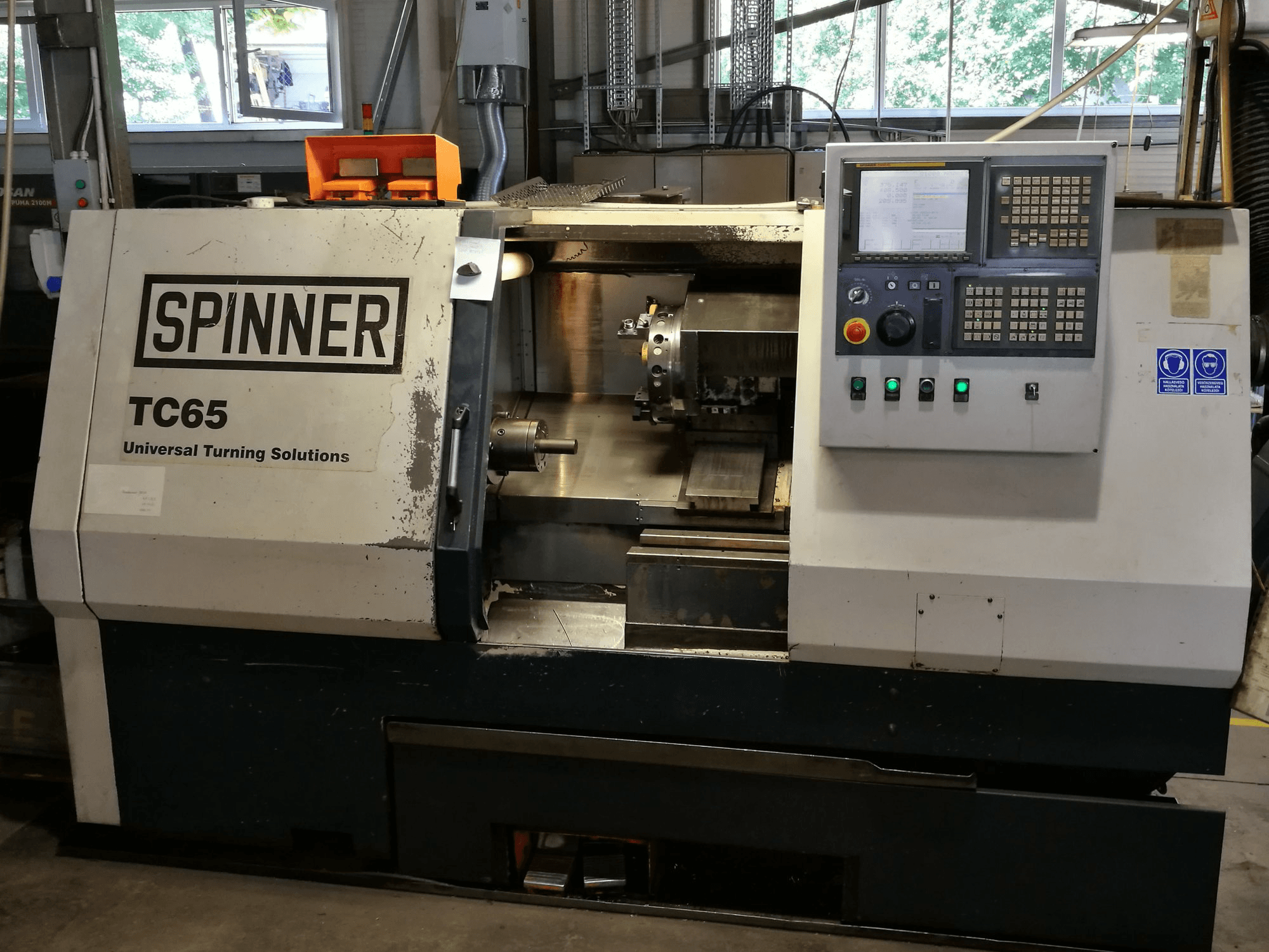 Front view of SPINNER TC 65 MC Machine