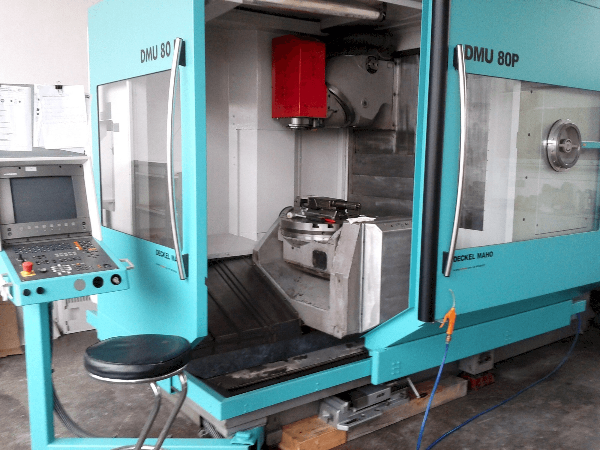 Front view of DECKEL MAHO DMU 80P machine