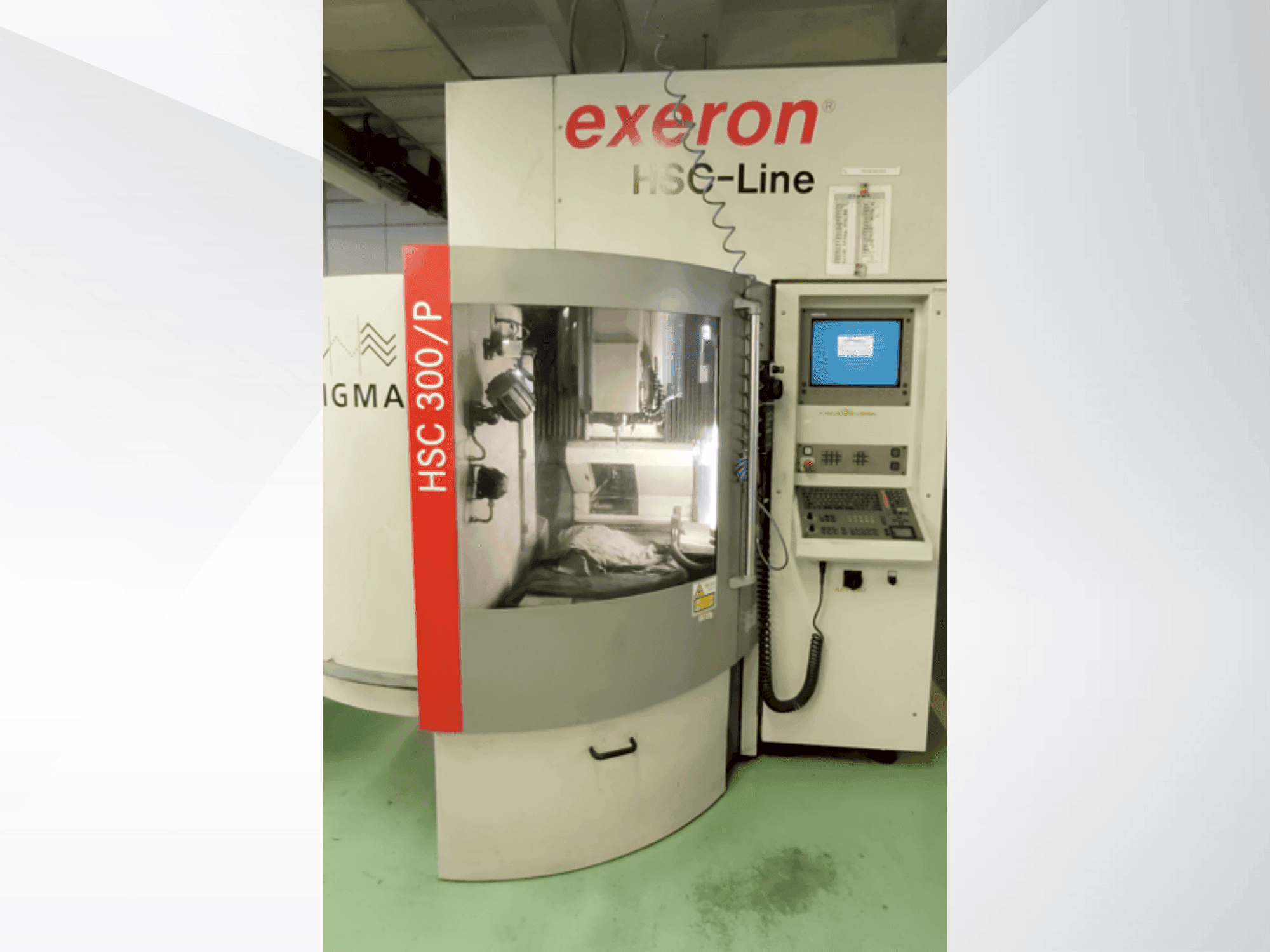 Front view of EXTRON Digma HSC 300/P machine