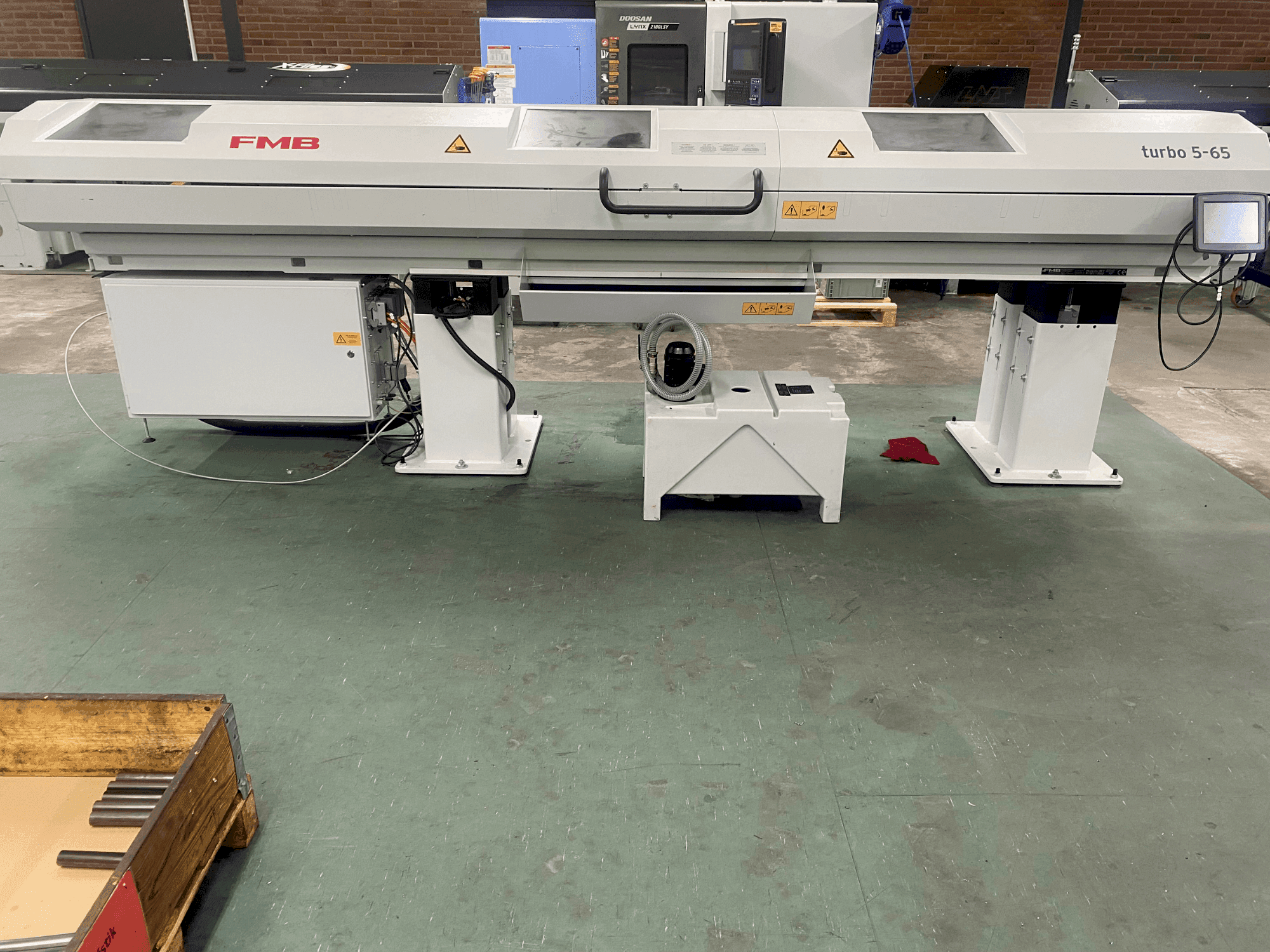 Front view of FMB Turbo 5-65 machine