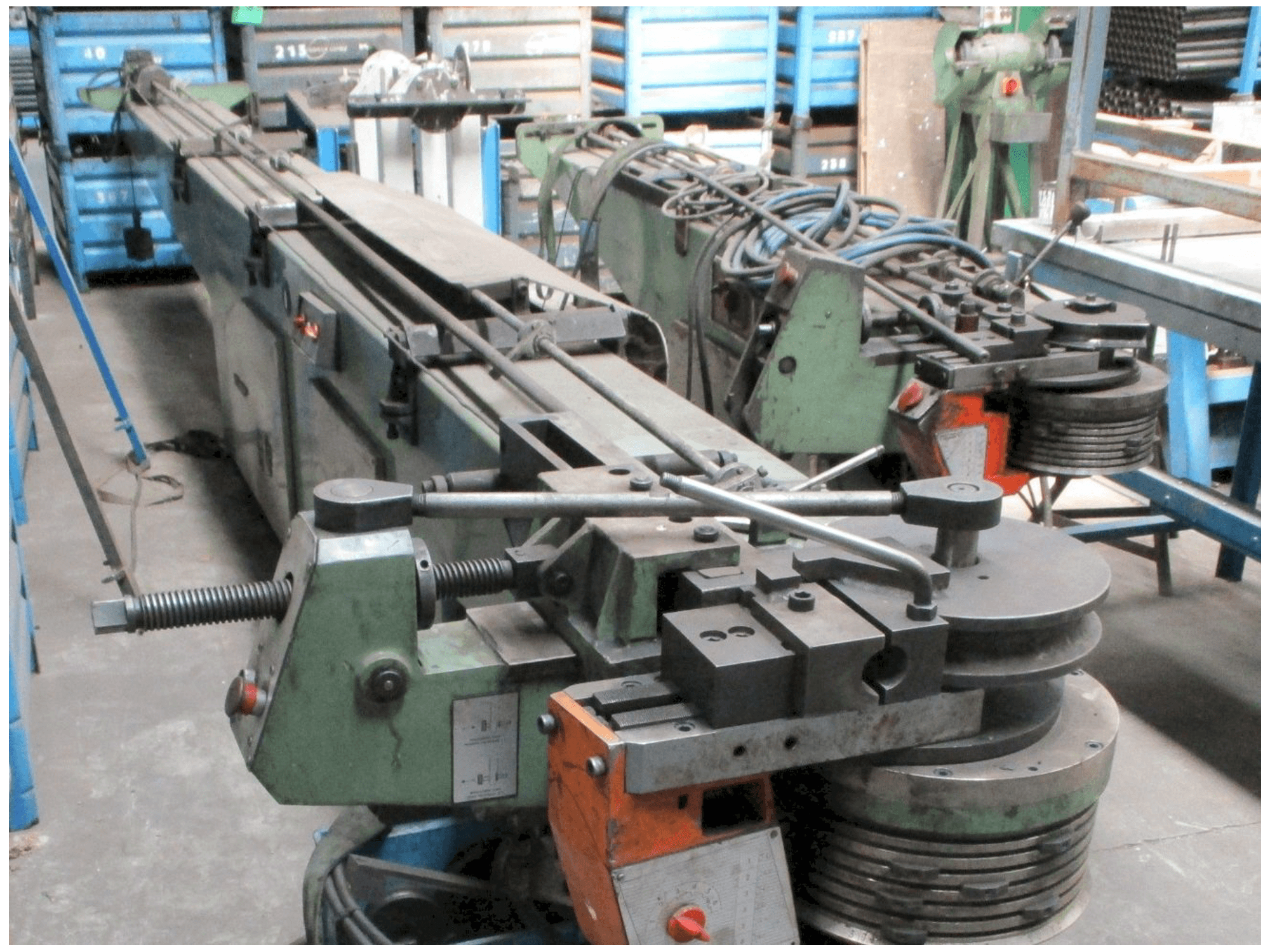 Front view of Tejero 55AHC machine