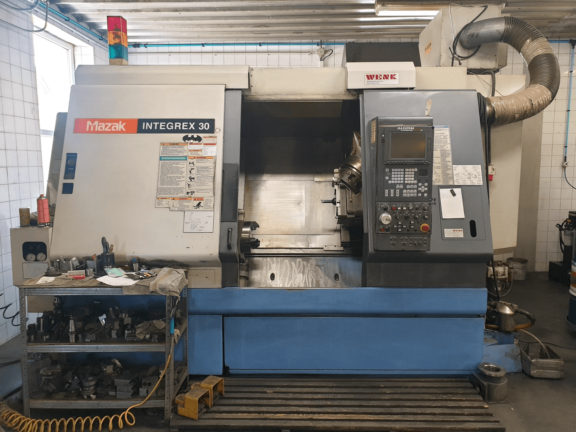 Front view of Mazak Integrex 30 machine