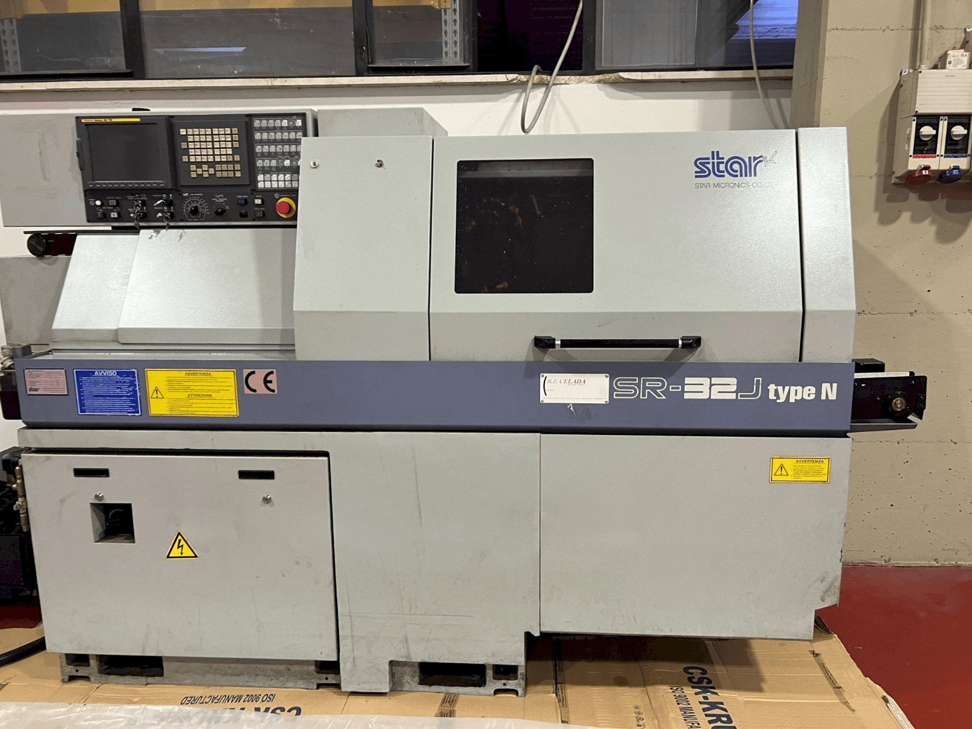 Front view of Star SR-32J type N machine