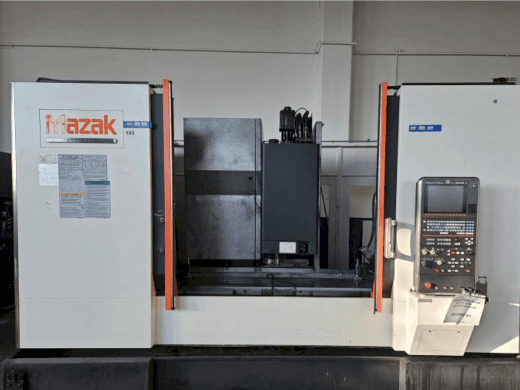 Front view of Mazak VTC-530C machine