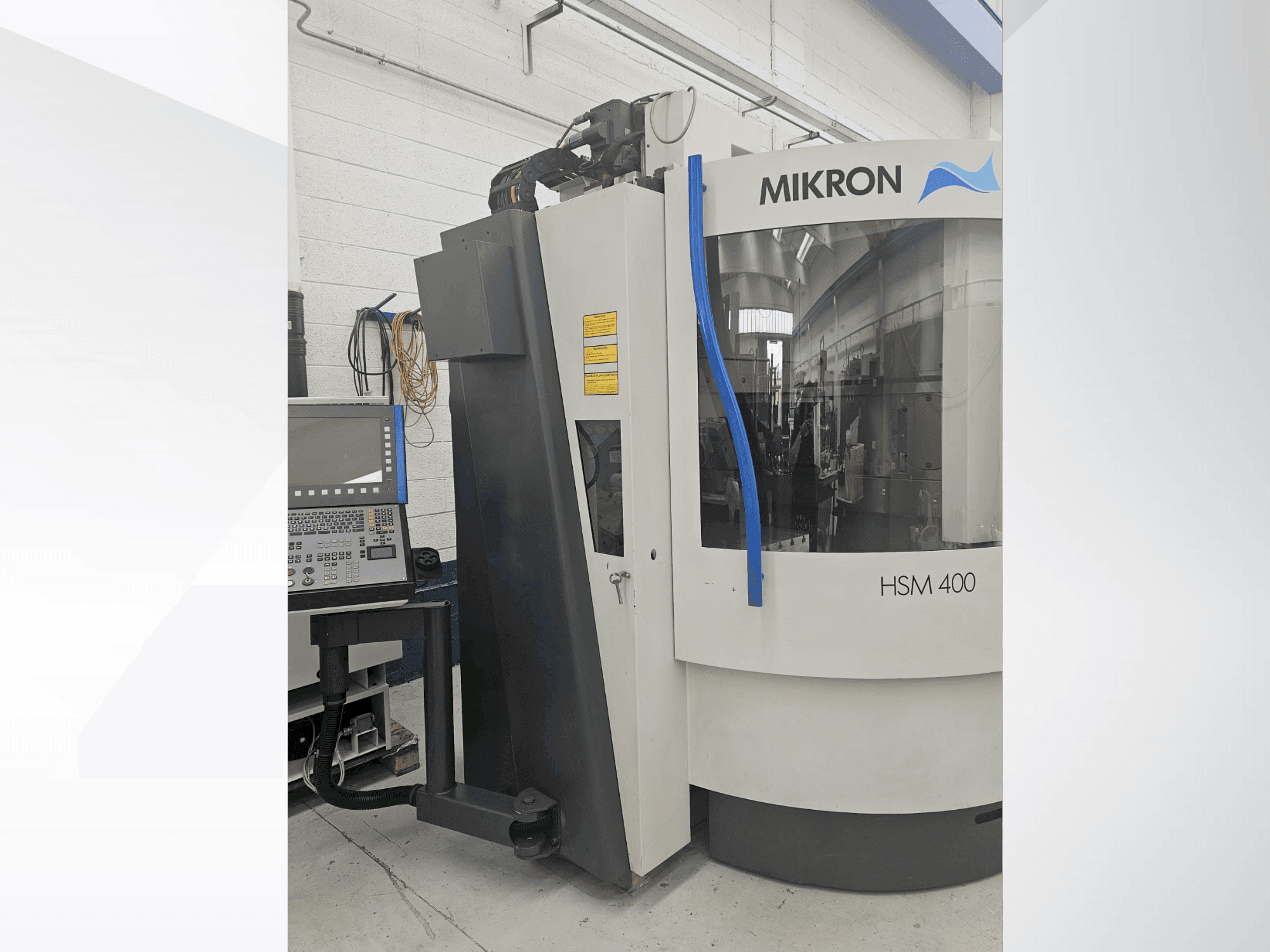 Front view of MIKRON HSM 400 machine